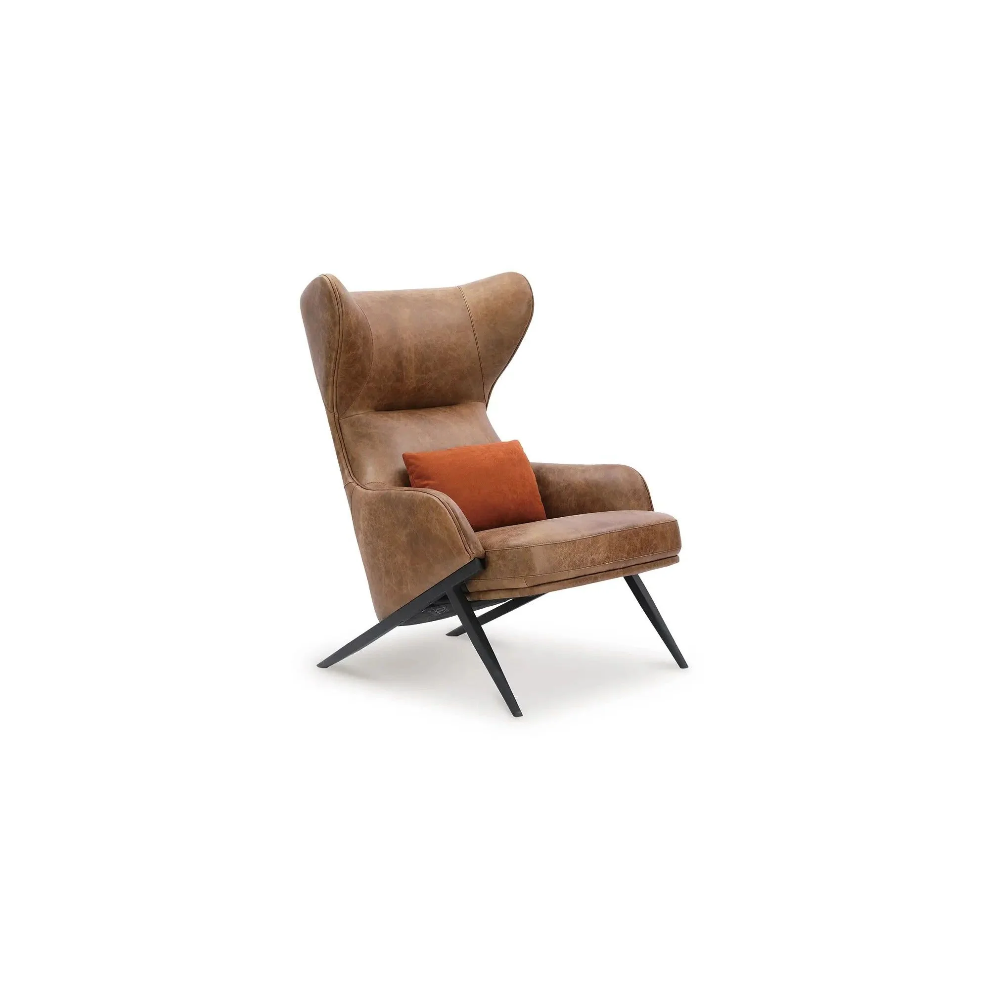Moe's Home Collection Amos Leather Accent Chair - Image 2