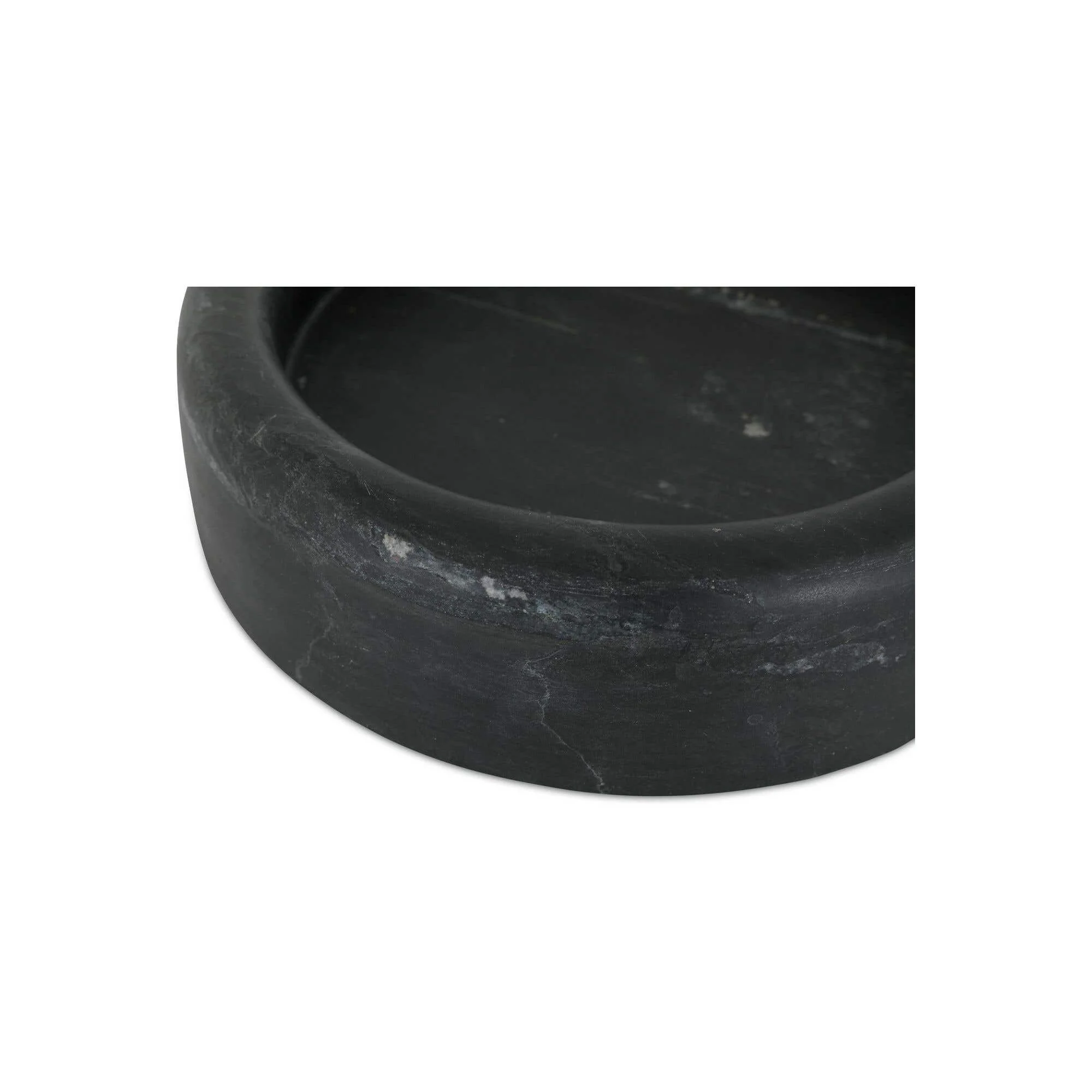 Moe's Home Anais Catchall Black Marble - Image 3