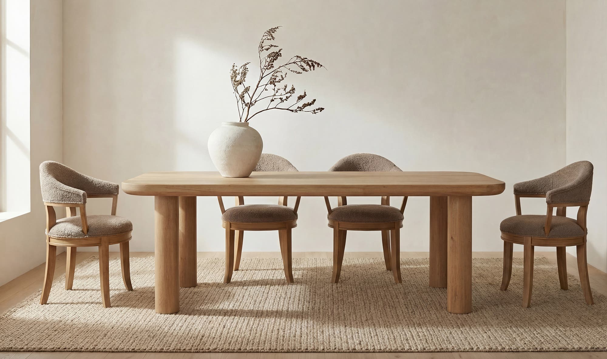 Moe's Home Anders Dining Table Large Natural - Image 2