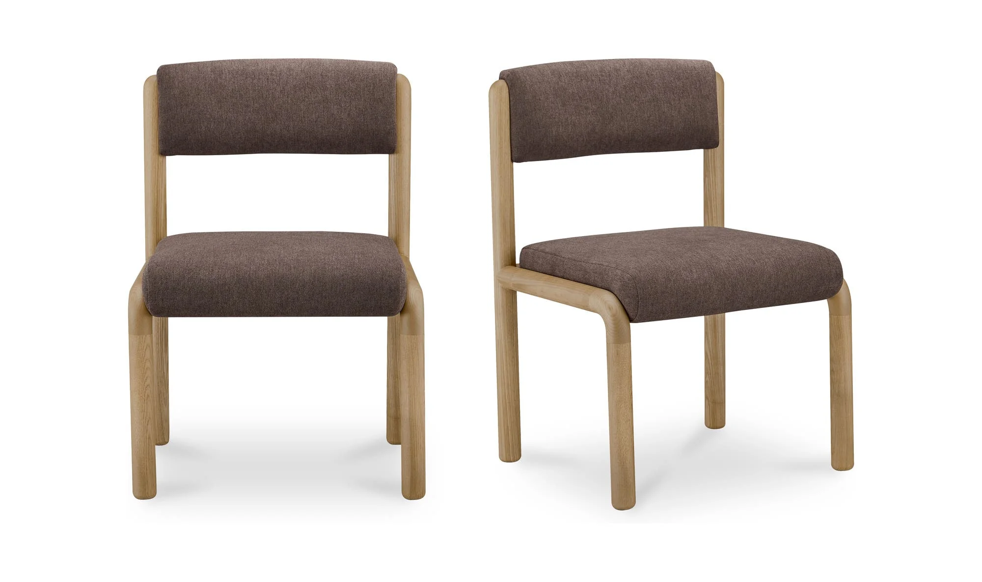 Moe's Home April Dining Chair Deep Brown-Set Of Two