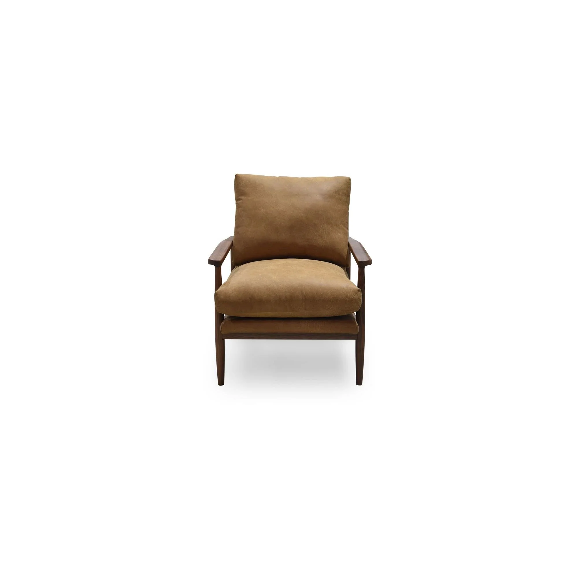Moe's Home Collection Arturo Tan Leather Accent Chair