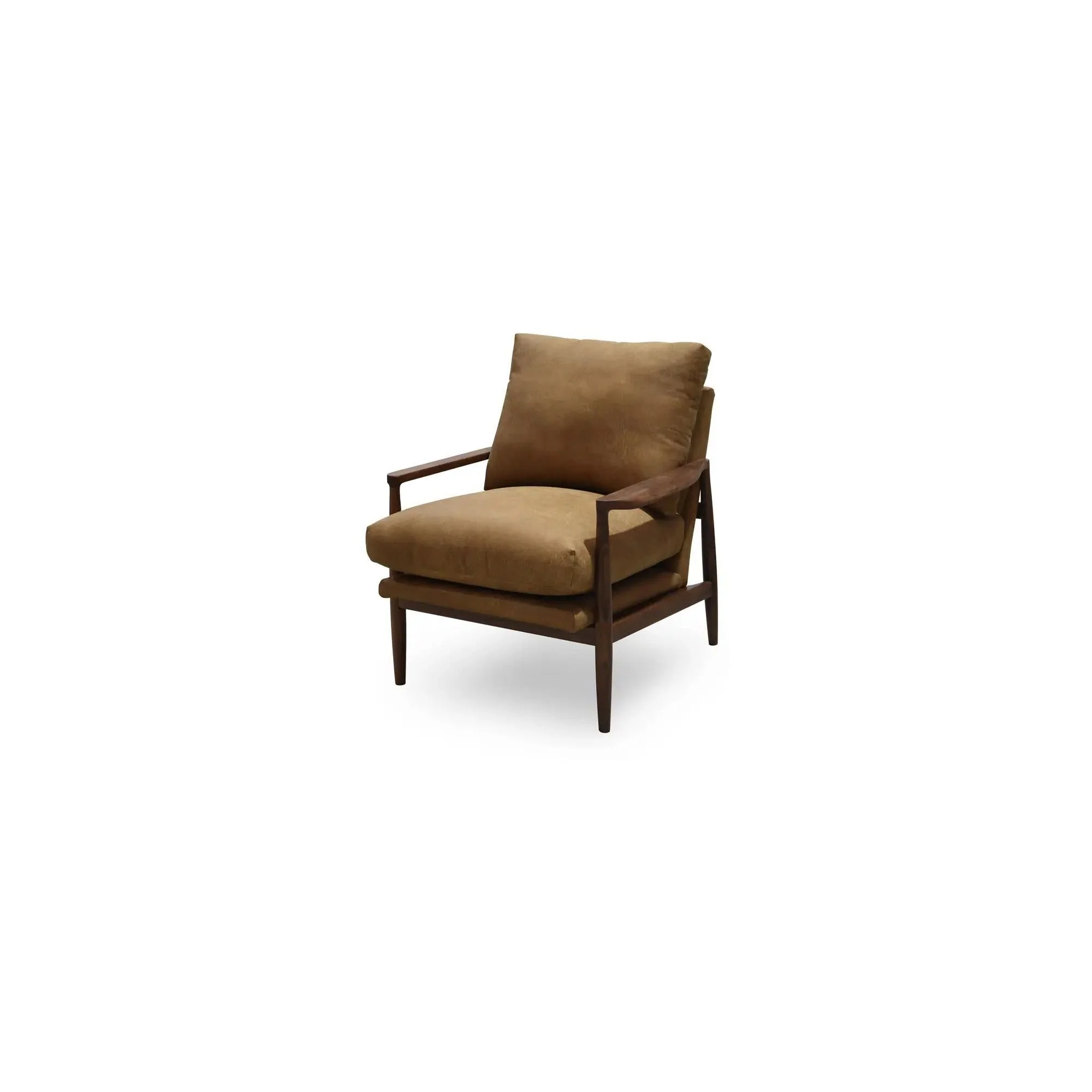 Moe's Home Collection Arturo Tan Leather Accent Chair - Image 6