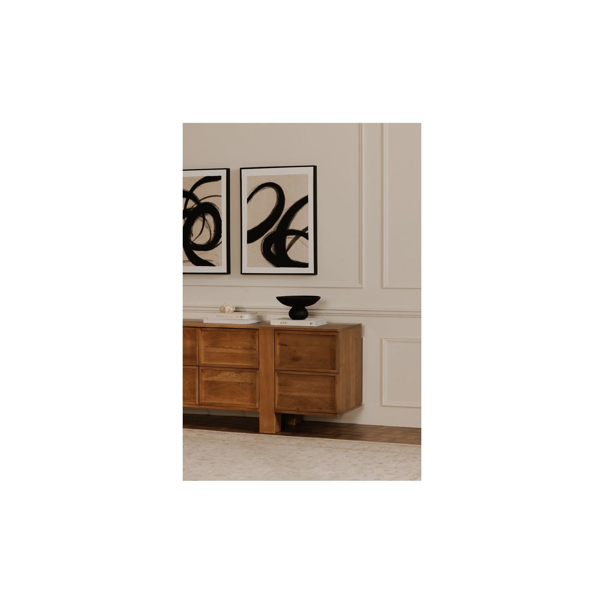 Moe's Home Asha Decorative Bowl Black Terracotta - Image 3