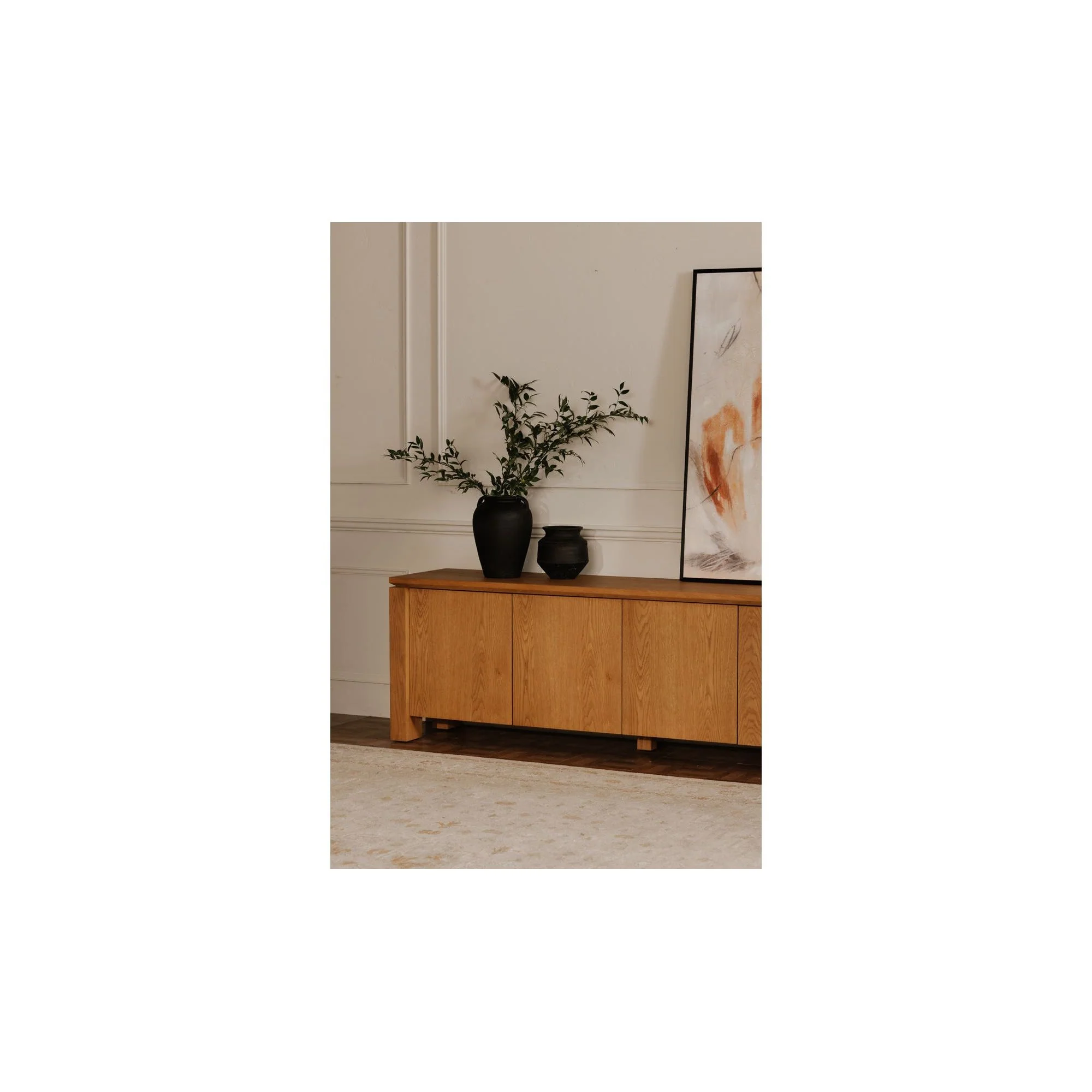 Moe's Home Astra Vessel Black Terracotta - Image 3