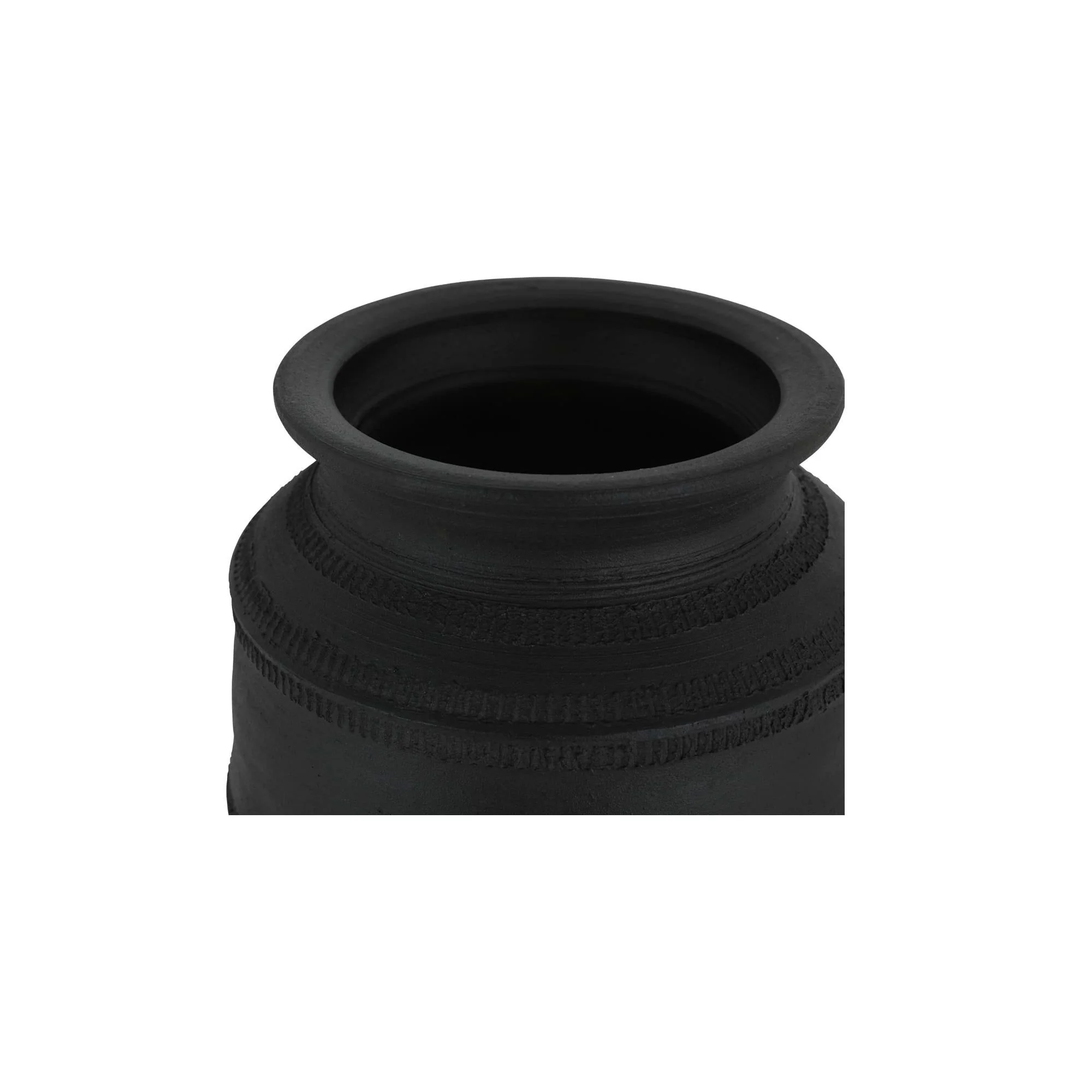 Moe's Home Astra Vessel Black Terracotta - Image 5