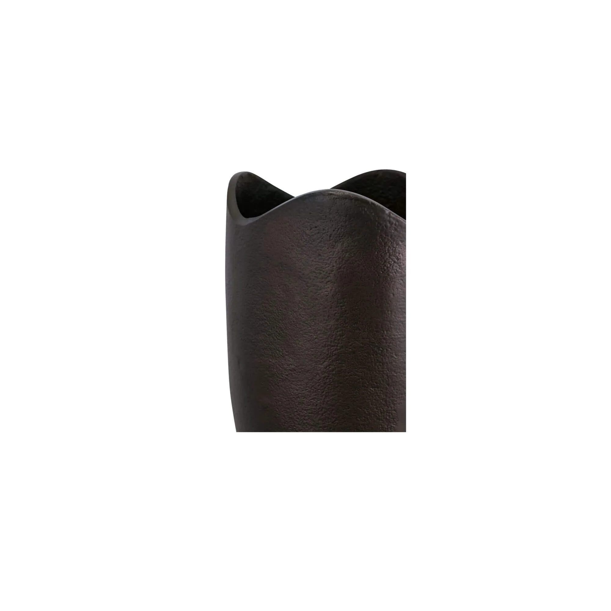 Moe's Home Athena Cast Aluminum Vase Blackened Bronze - Image 3