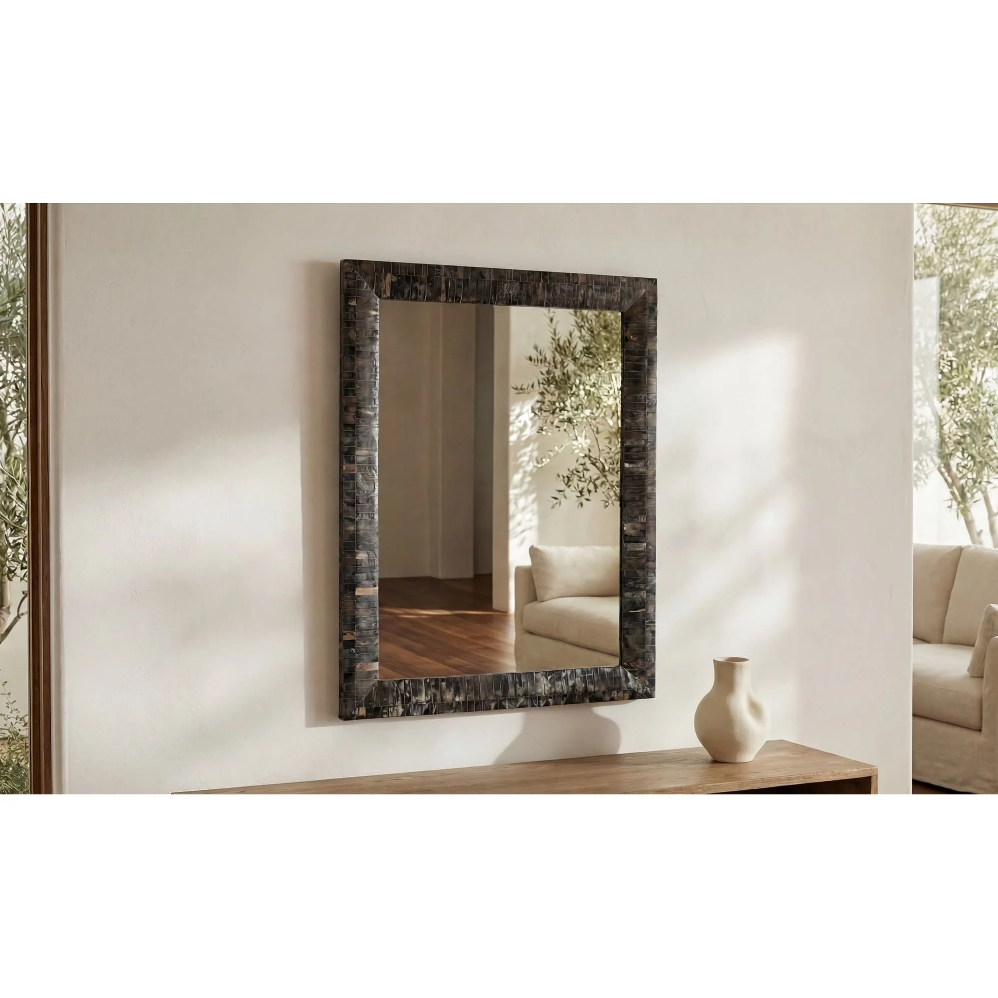 Moe's Home Avis Horn Inlay Mirror - Image 2