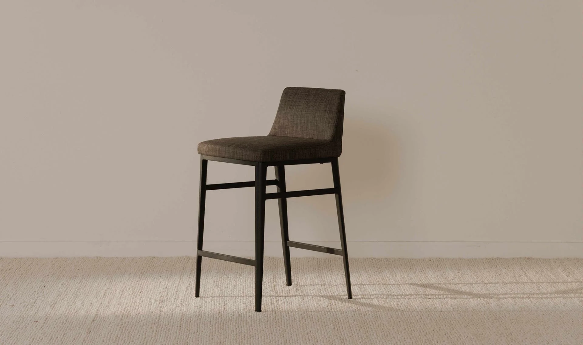Moe's Home Baron Counter Stool Charcoal Grey - Image 2