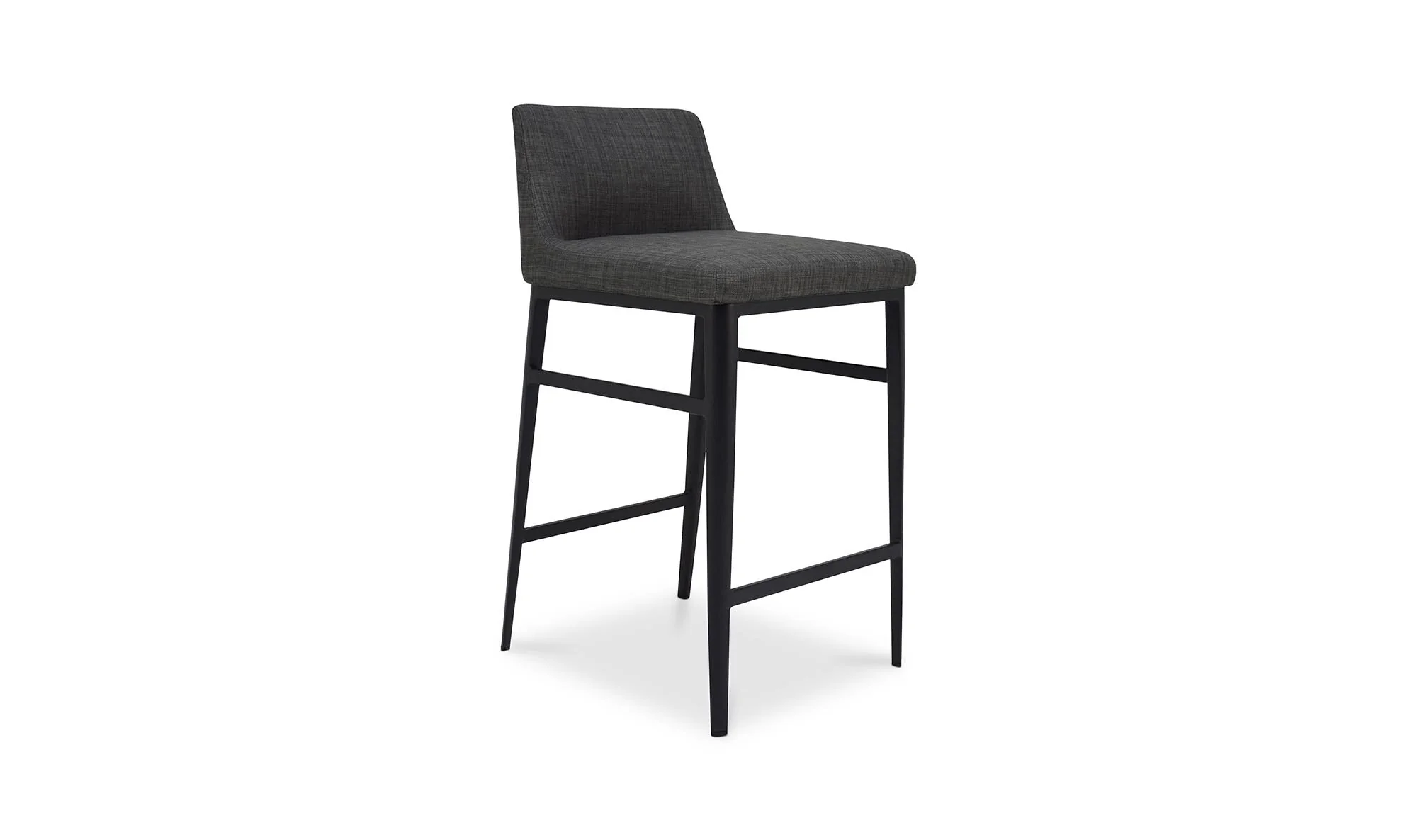 Moe's Home Baron Counter Stool Charcoal Grey - Image 3