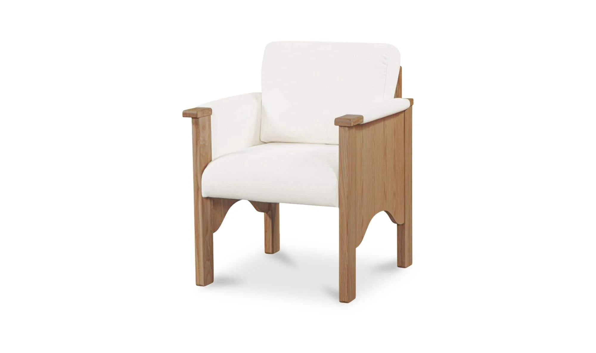 Moe's Home Bauer Dining Chair Cream - Image 4