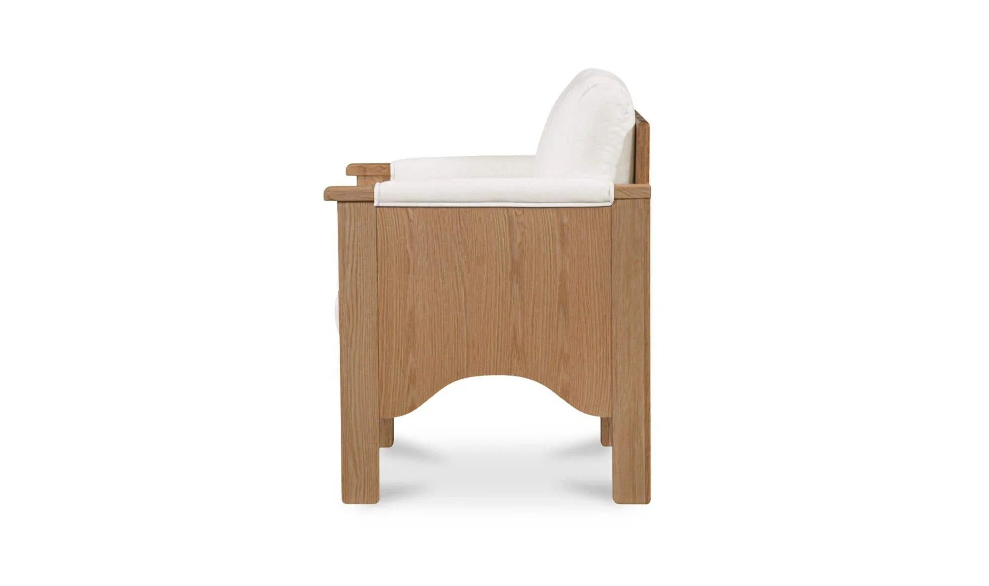 Moe's Home Bauer Dining Chair Cream - Image 5