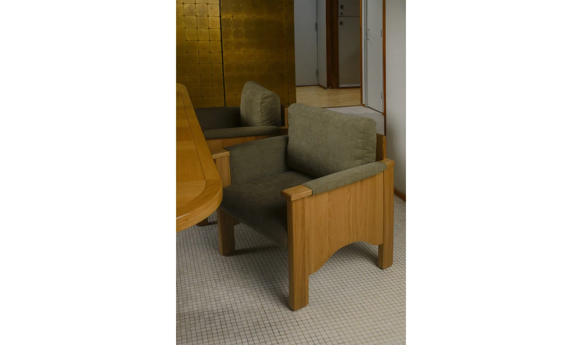 Moe's Home Bauer Dining Chair Sage - Image 4