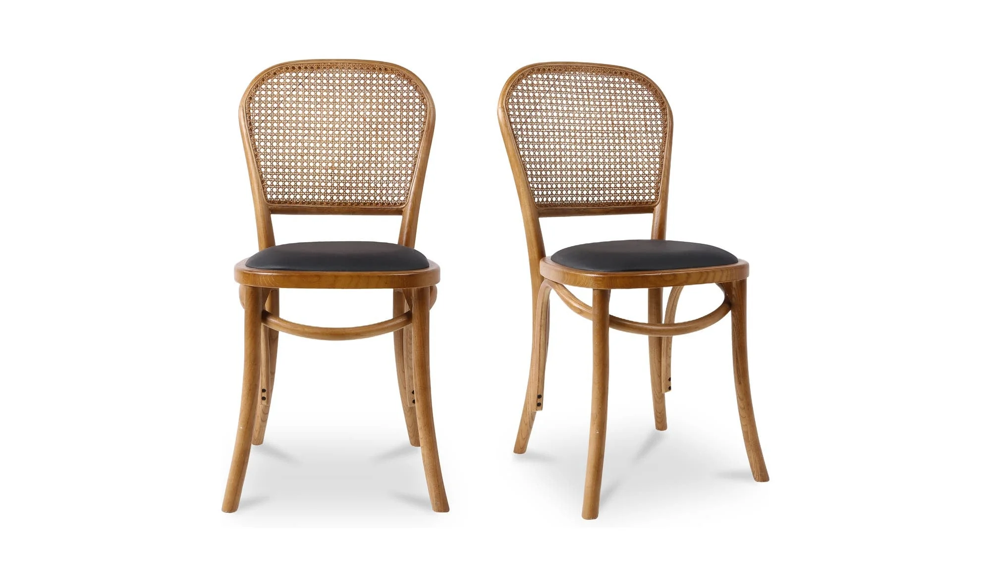 Moe's Home Bedford Dining Chair Light Brown - Set Of Two