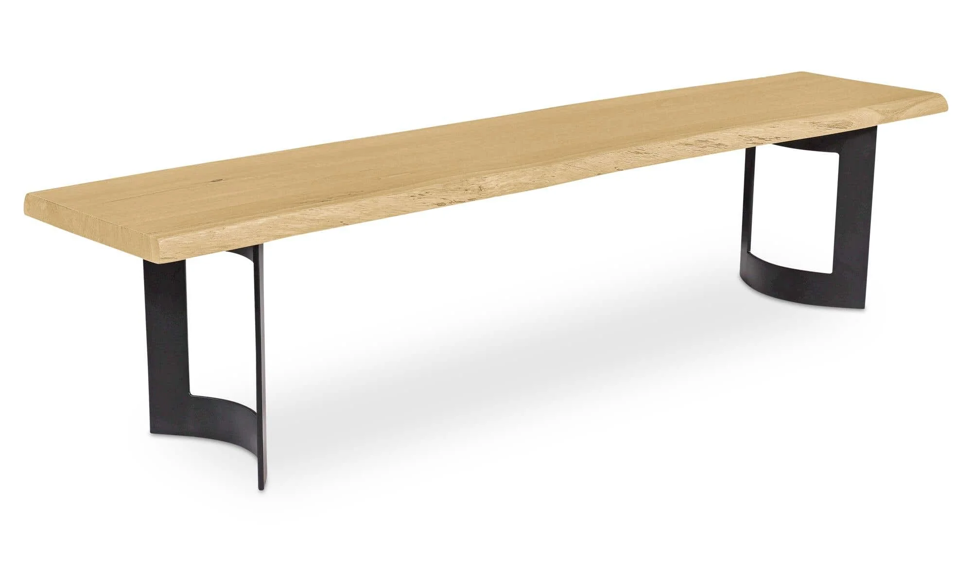 Moe's Home Bent Bench Extra Small Oak - Image 3