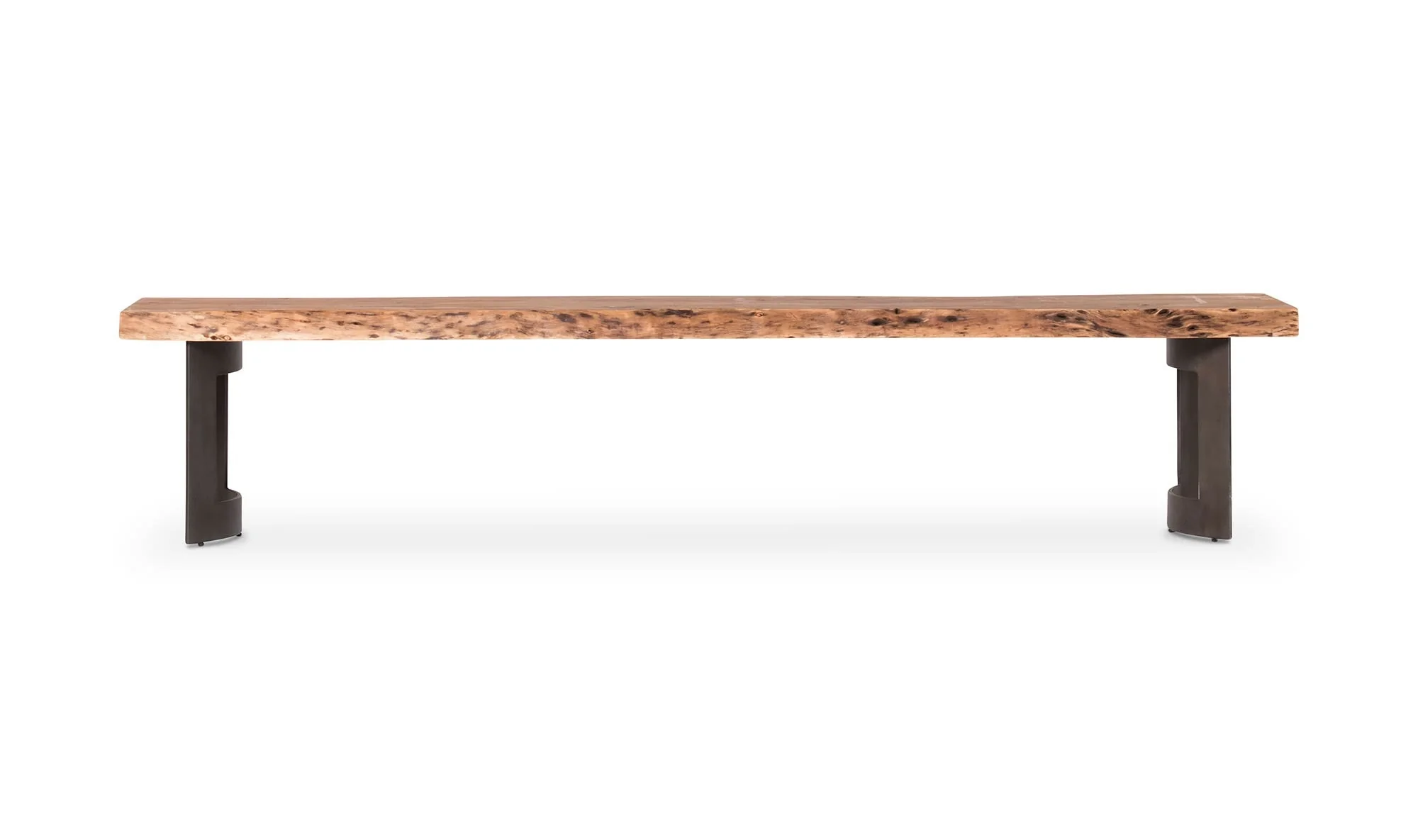 Moe's Home Bent Bench Large Brown