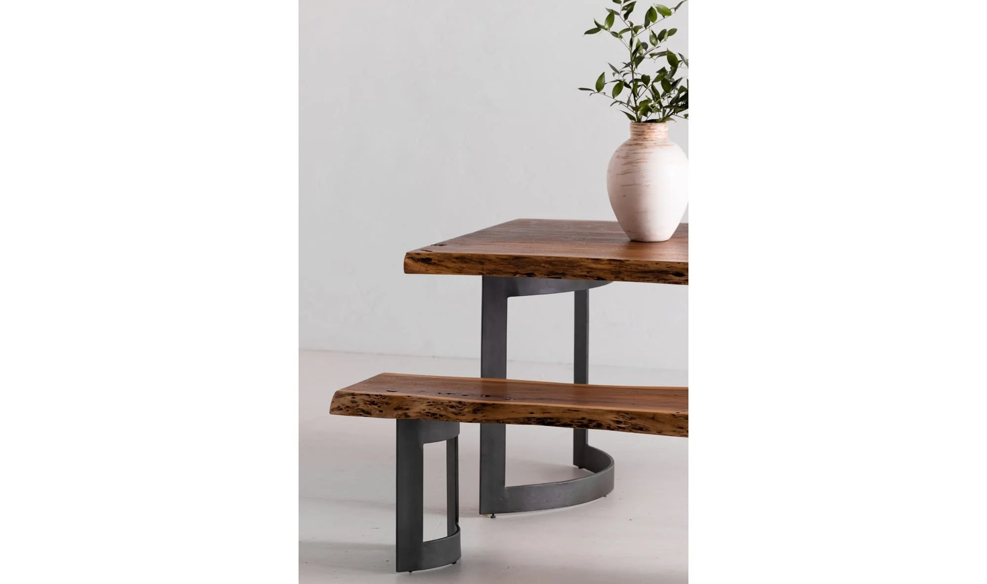 Moe's Home Bent Bench Large Brown - Image 3