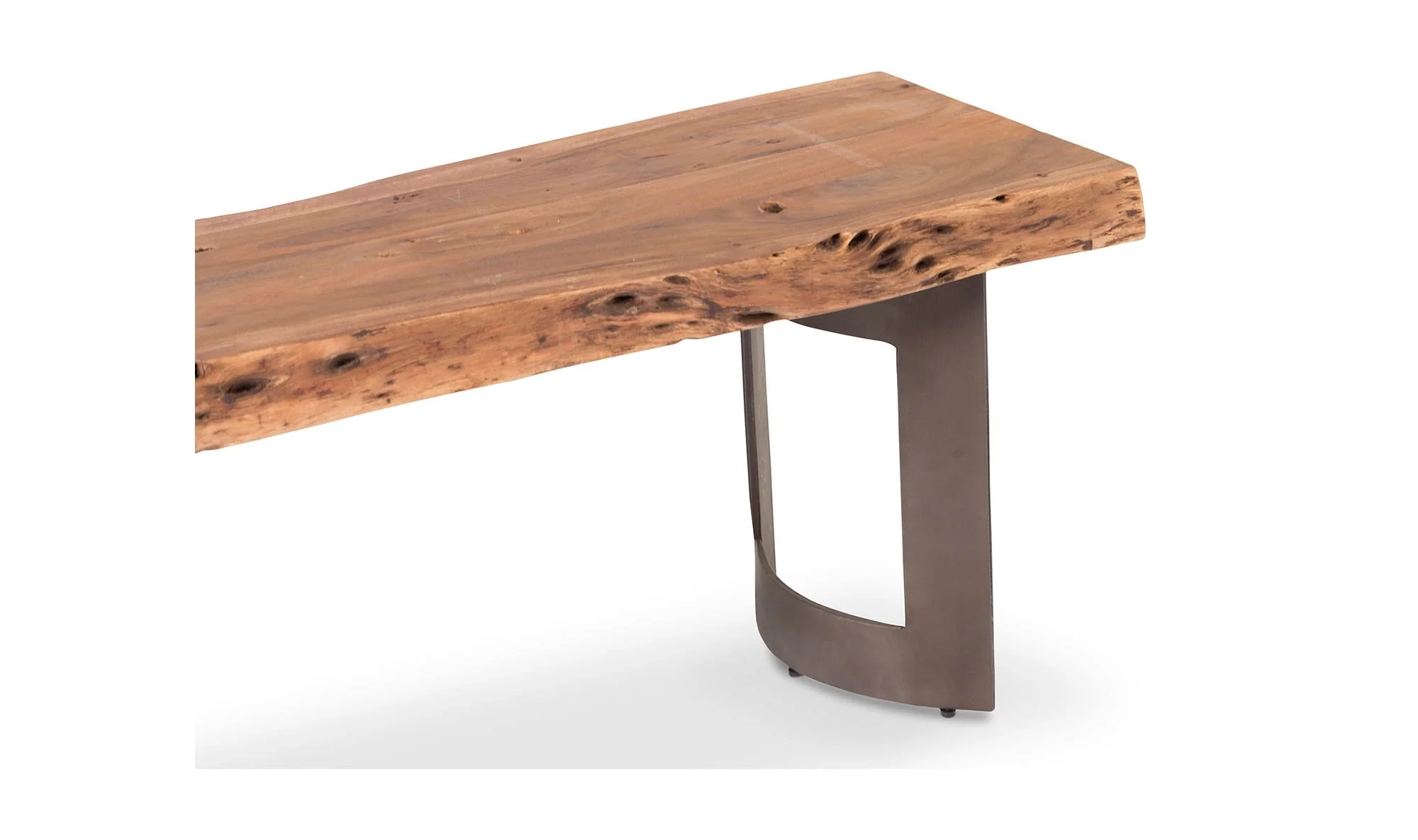 Moe's Home Bent Bench Large Brown - Image 7