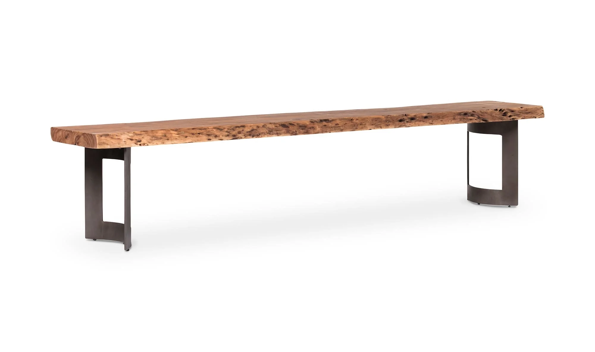 Moe's Home Bent Bench Small Brown - Image 5