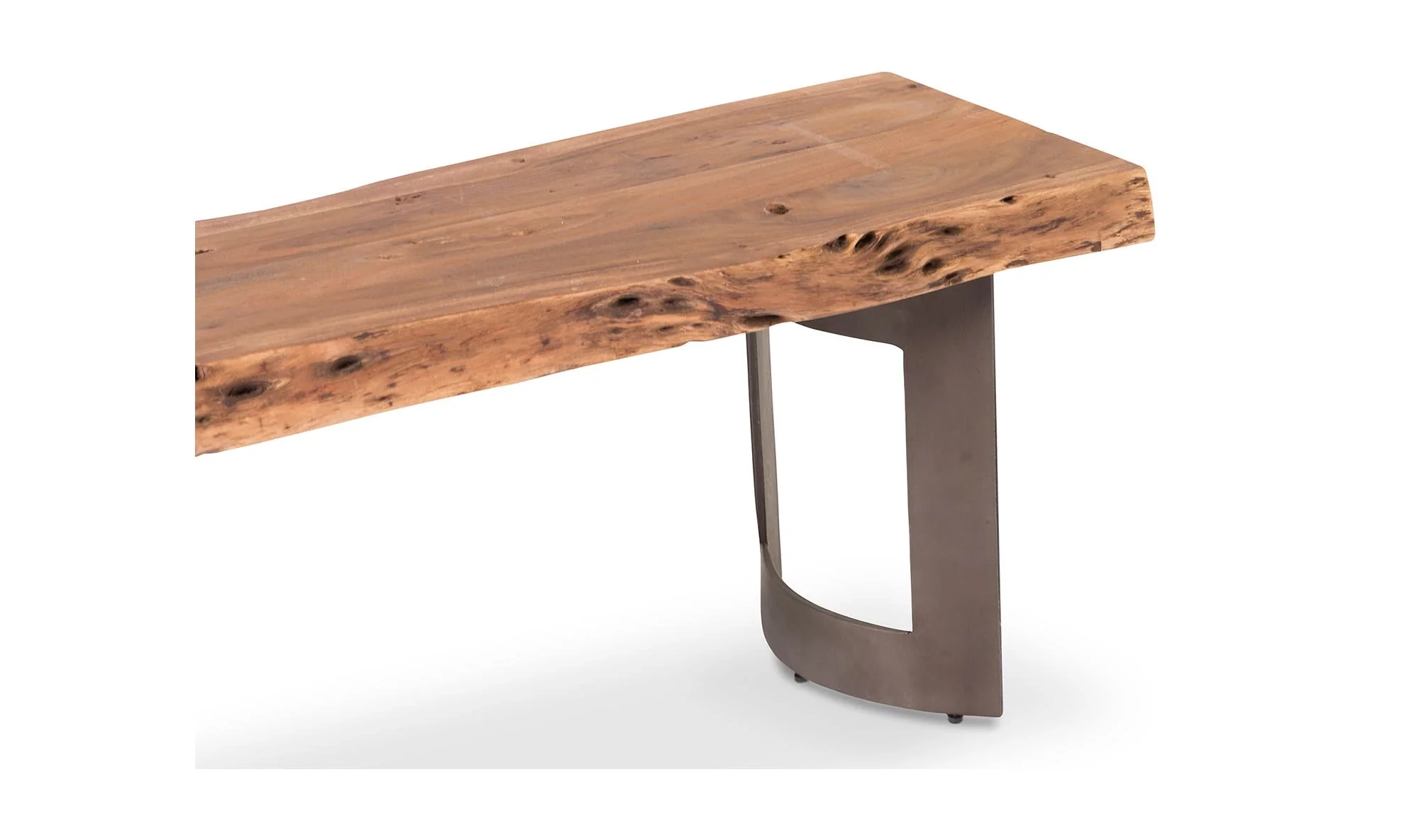 Moe's Home Bent Bench Small Brown - Image 7