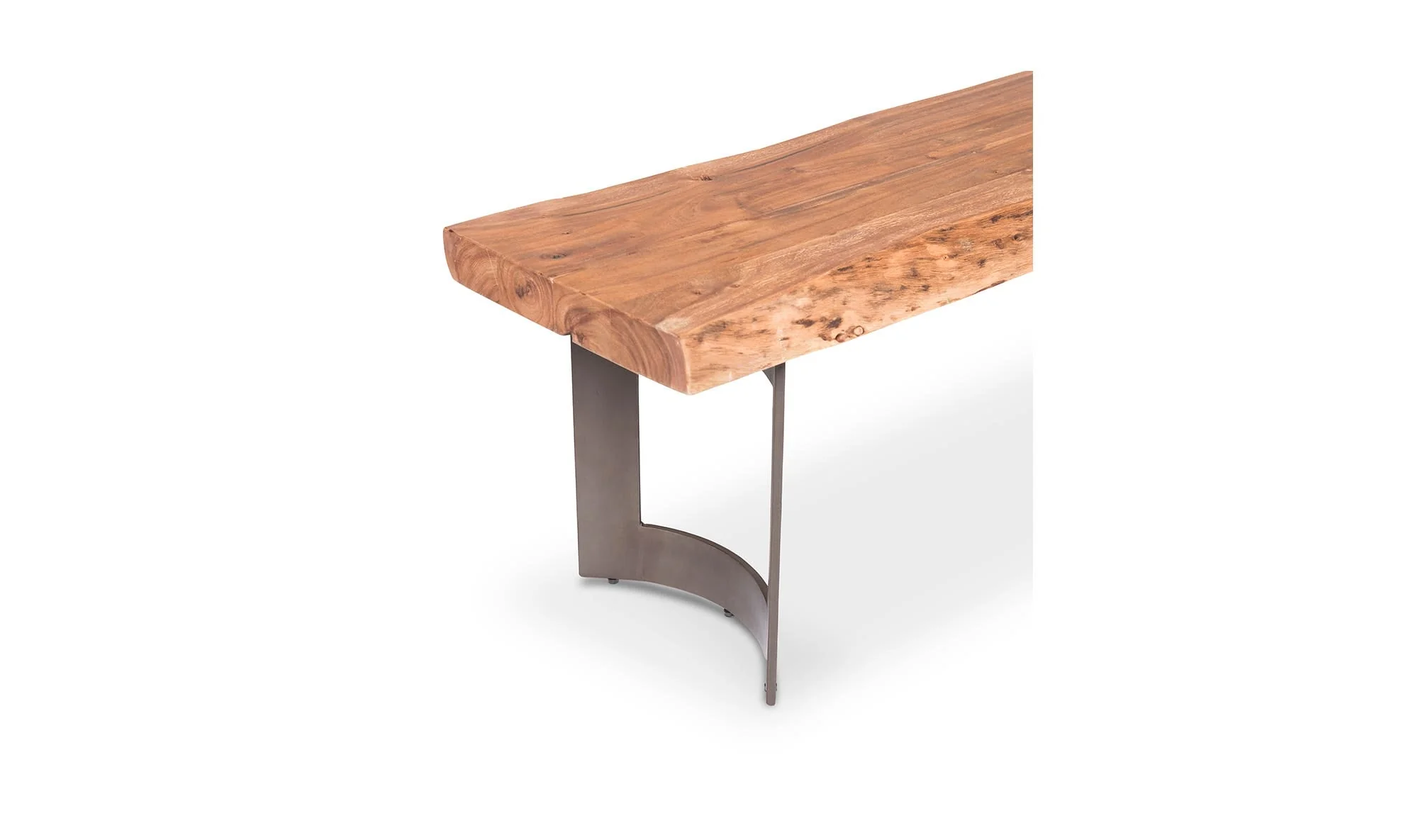 Moe's Home Bent Bench Small Brown - Image 8