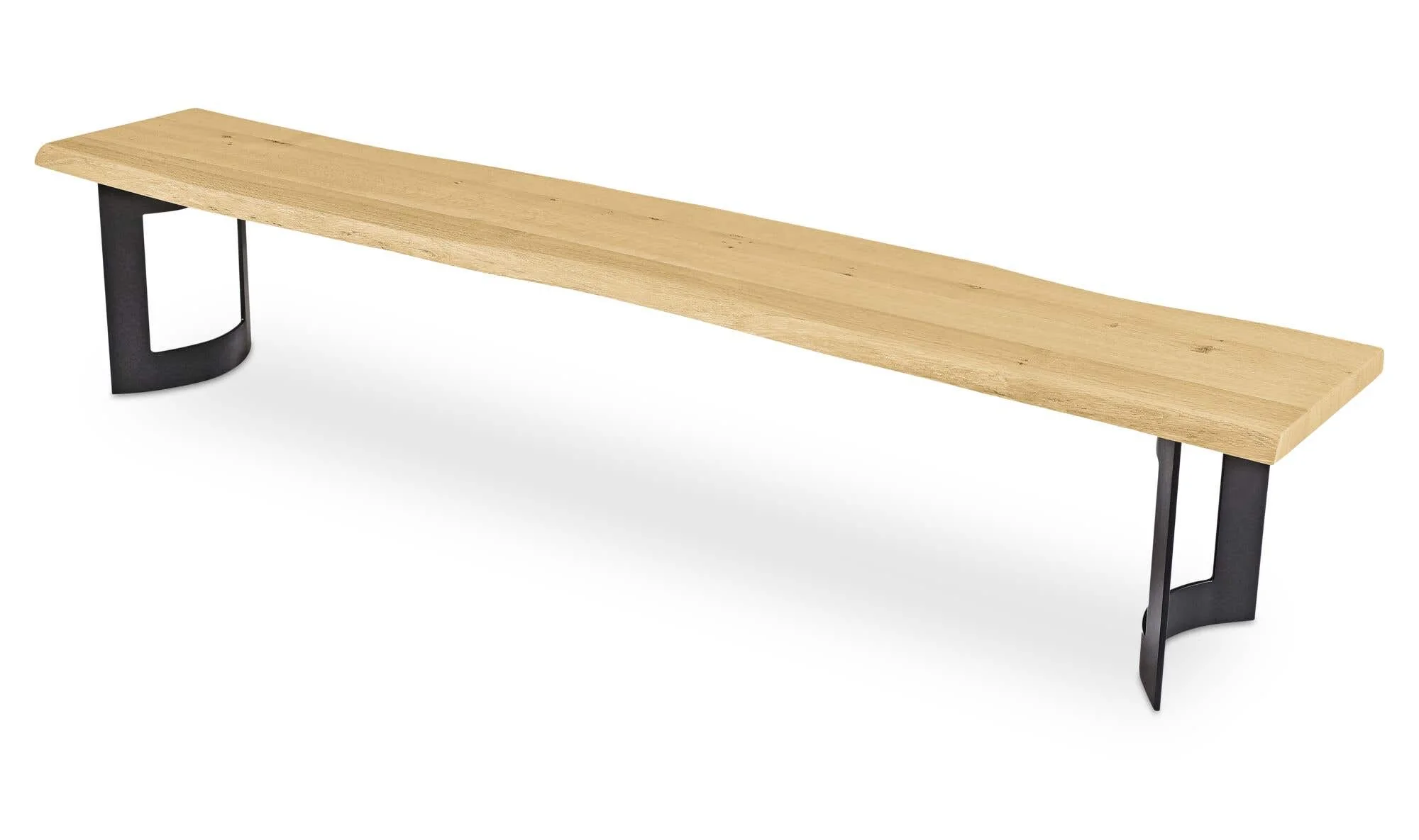 Moe's Home Bent Bench Small Oak - Image 4
