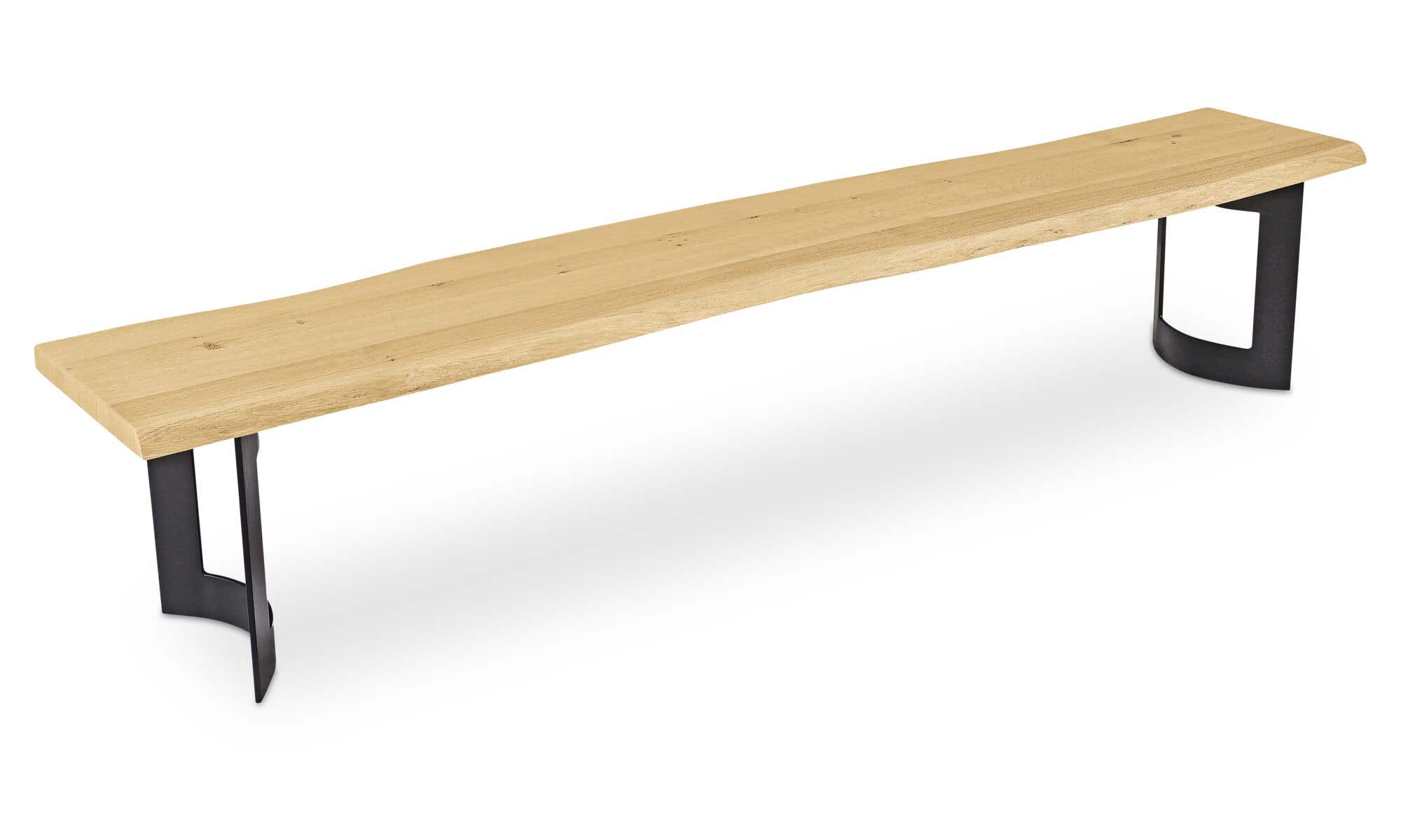 Moe's Home Bent Bench Small Oak - Image 5