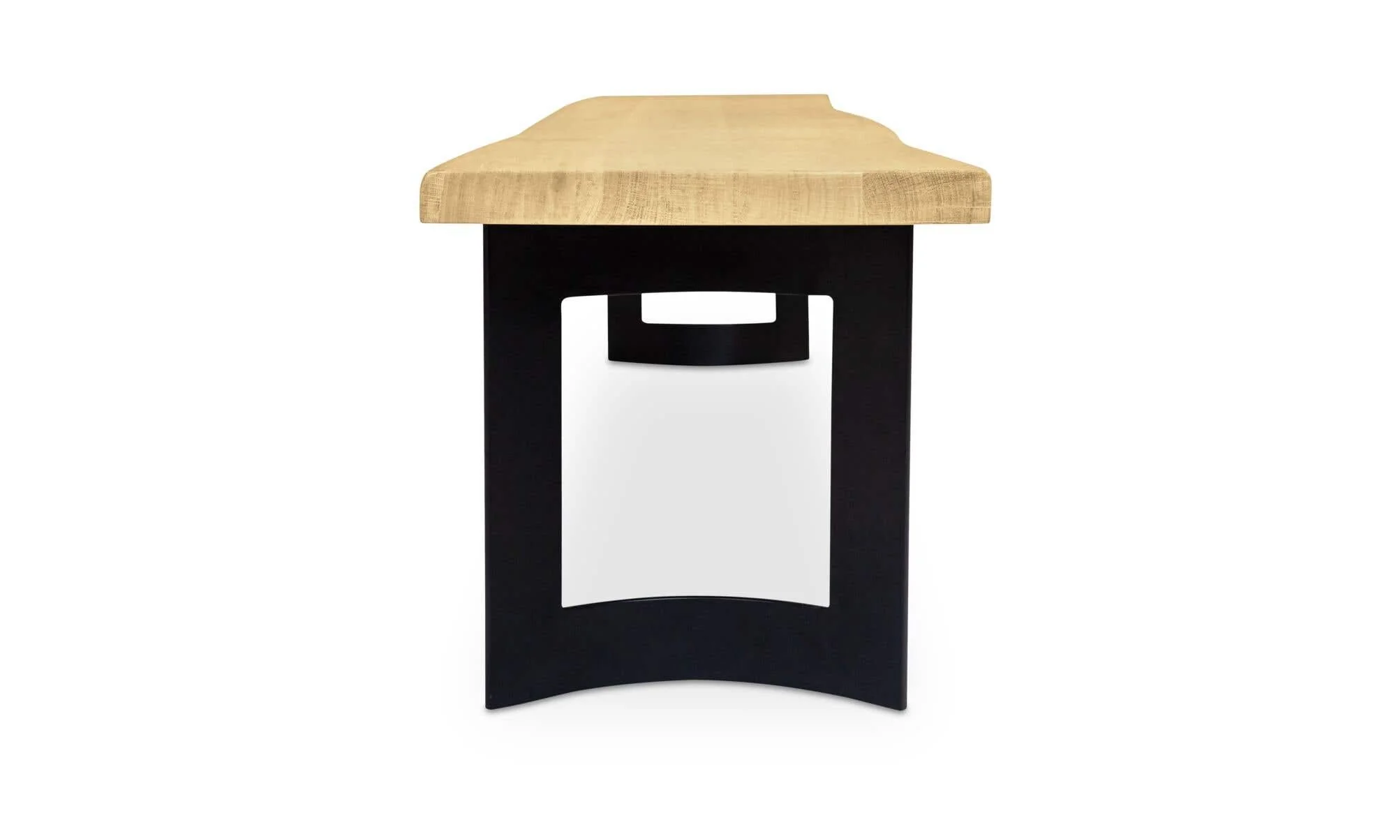 Moe's Home Bent Bench Small Oak - Image 6