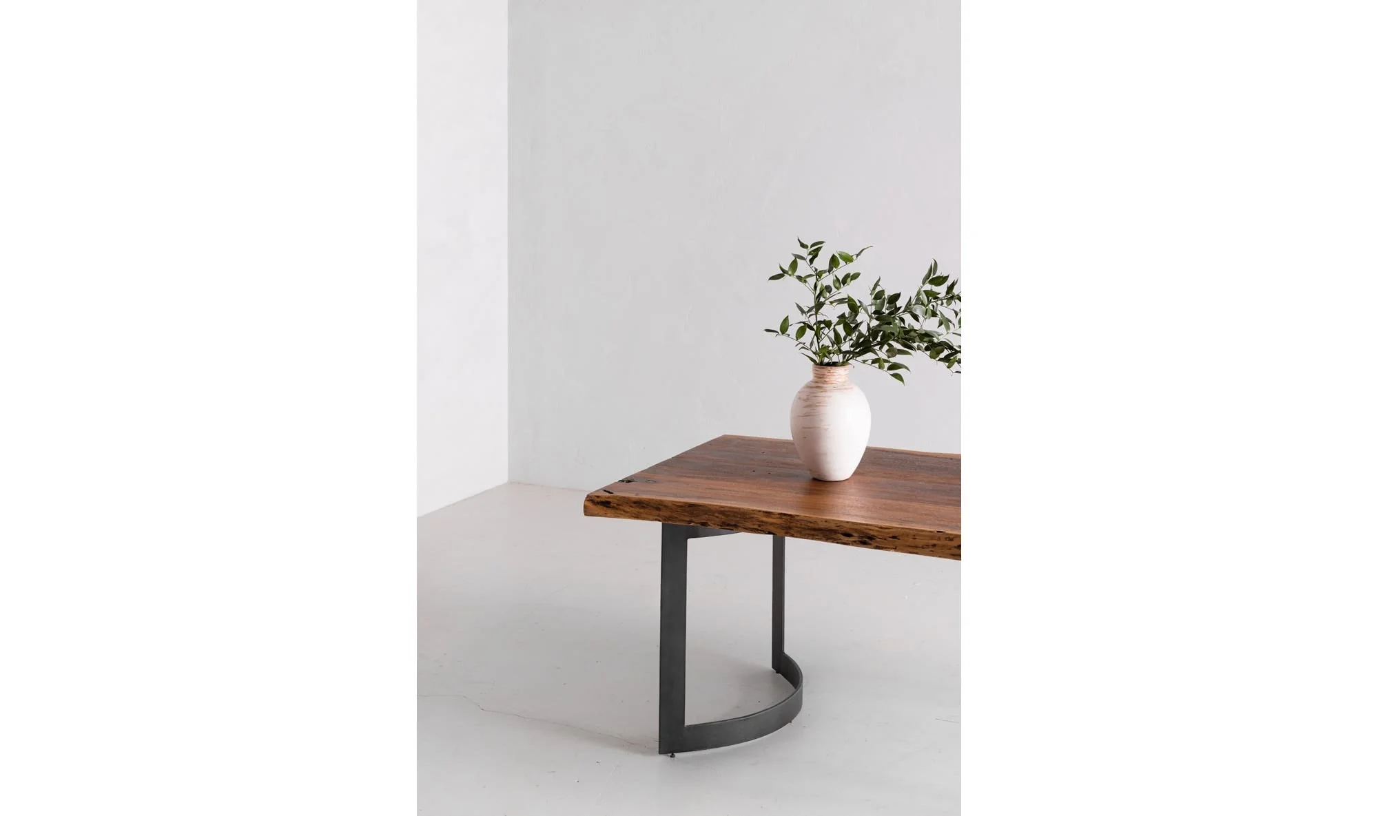 Moe's Home Bent Dining Table Large Brown - Image 3