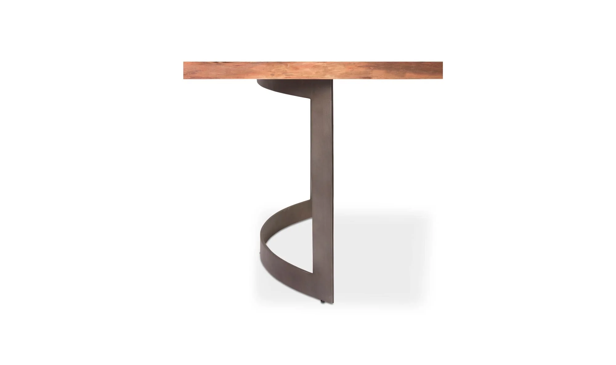 Moe's Home Bent Dining Table Large Brown - Image 7