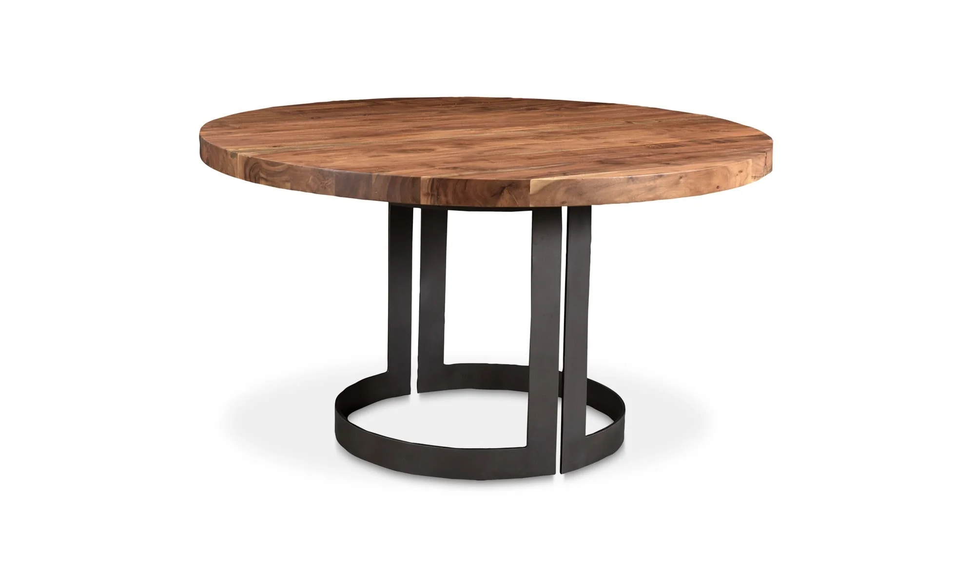 Moe's Home Bent Round Dining Table 54In Brown - Image 10