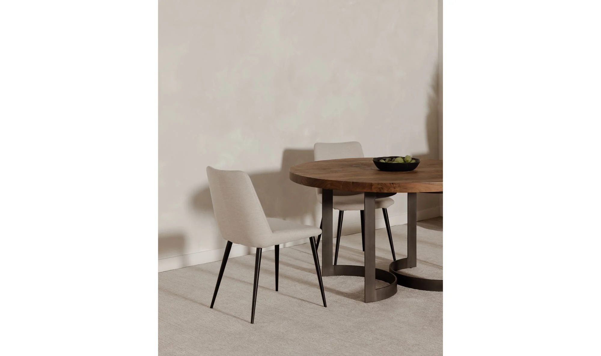 Moe's Home Bent Round Dining Table 54In Brown - Image 3