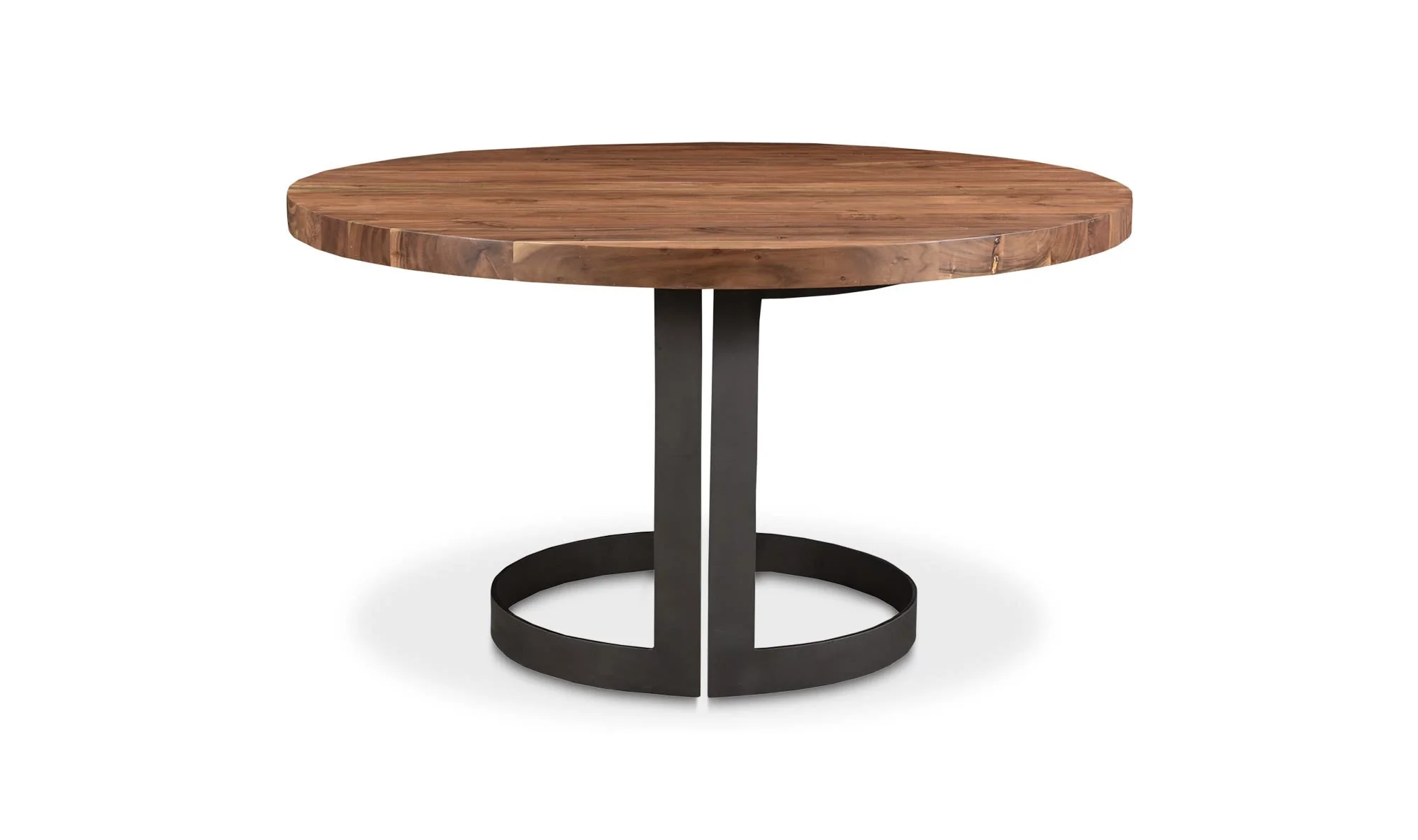 Moe's Home Bent Round Dining Table 54In Brown - Image 8