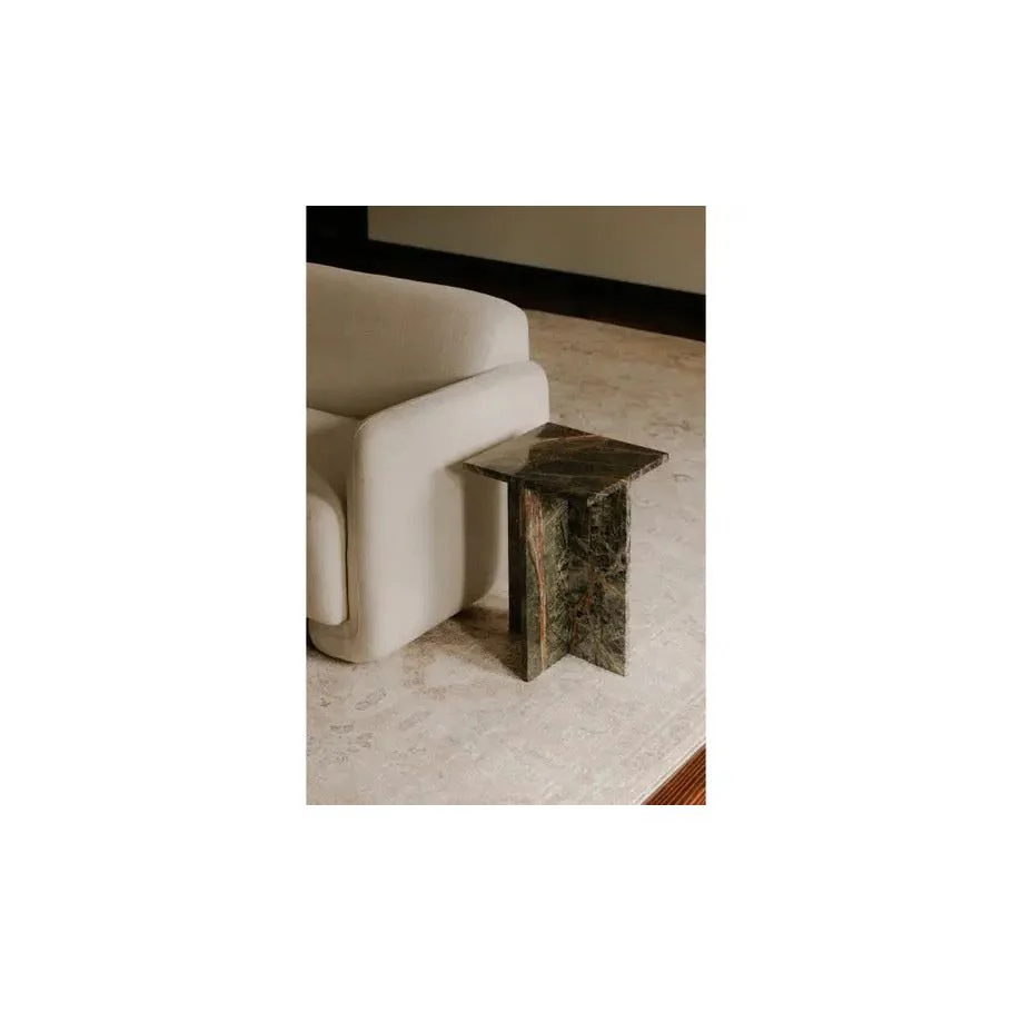 Moe's Home Collection Blair Rainforest Green Marble Accent Table - Image 2