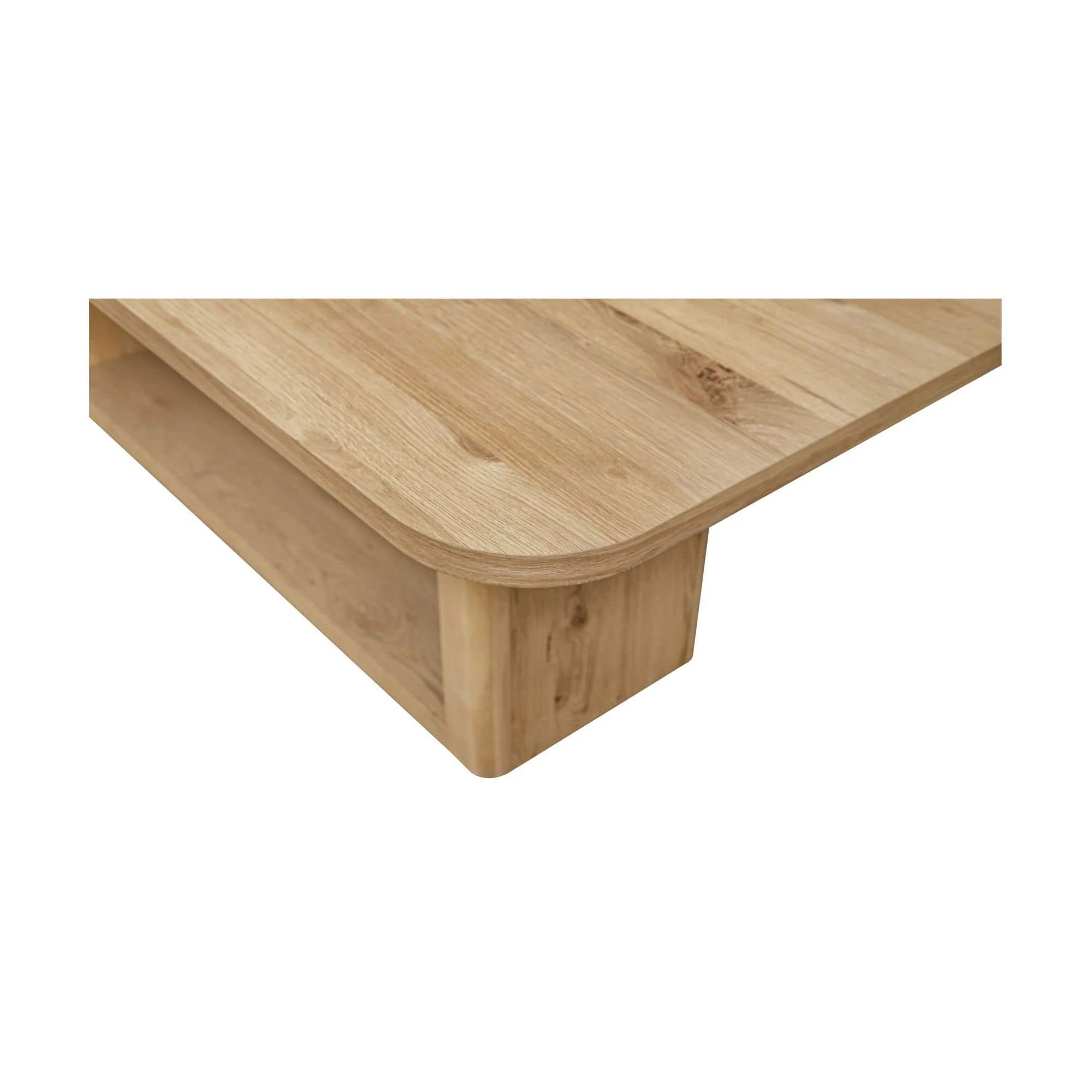 Moe's Home Blake Dining Table Rustic Oak - Image 6