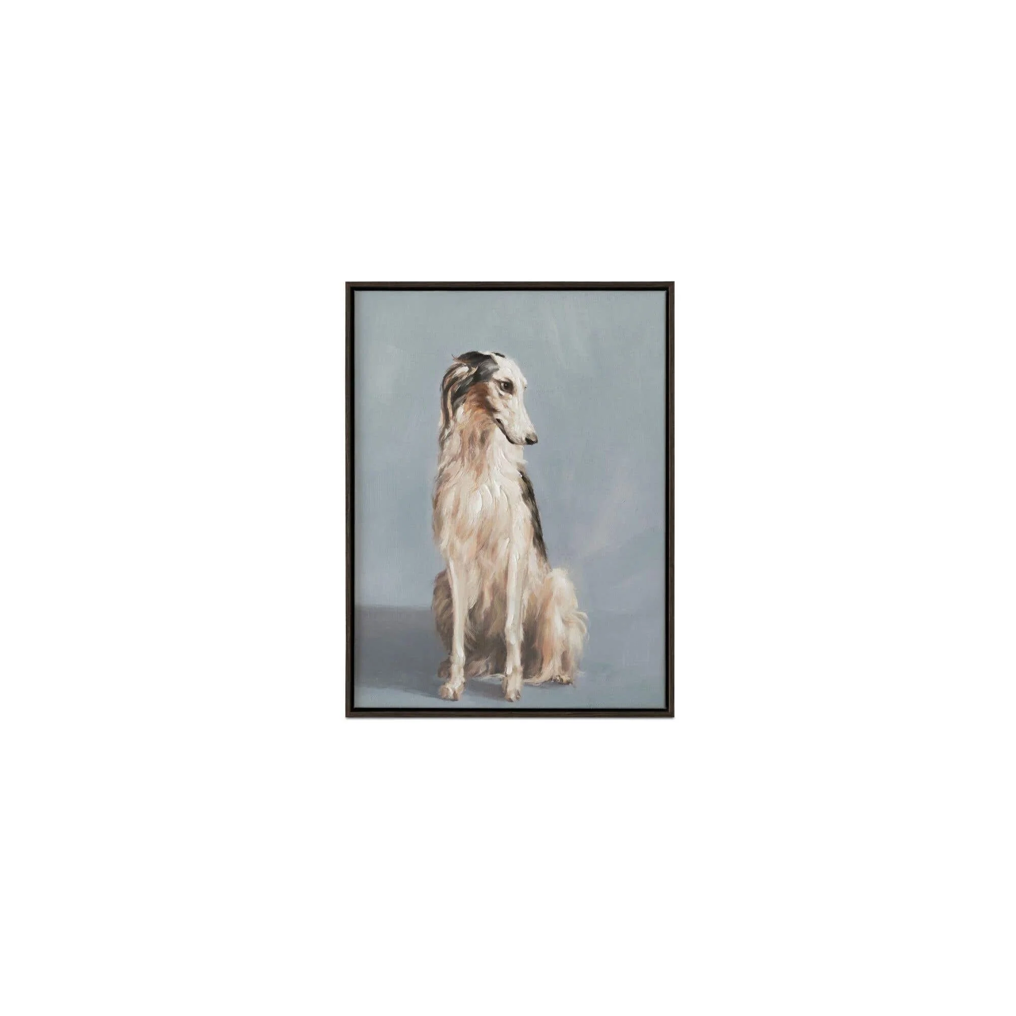 Moe's Home Blue Framed Painting