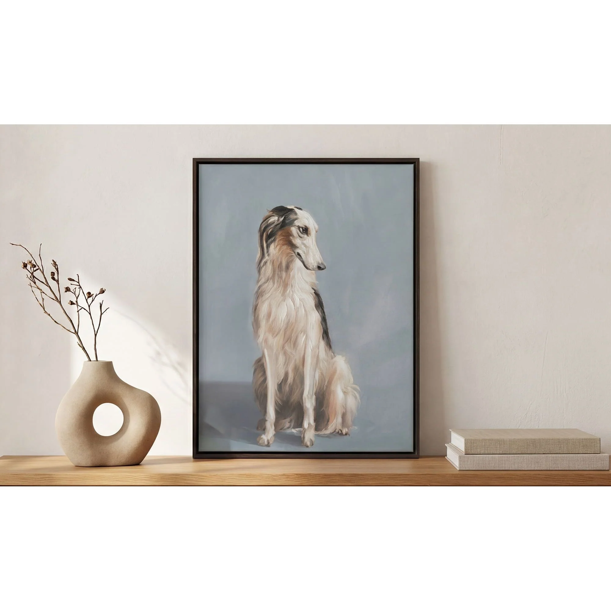 Moe's Home Blue Framed Painting - Image 2