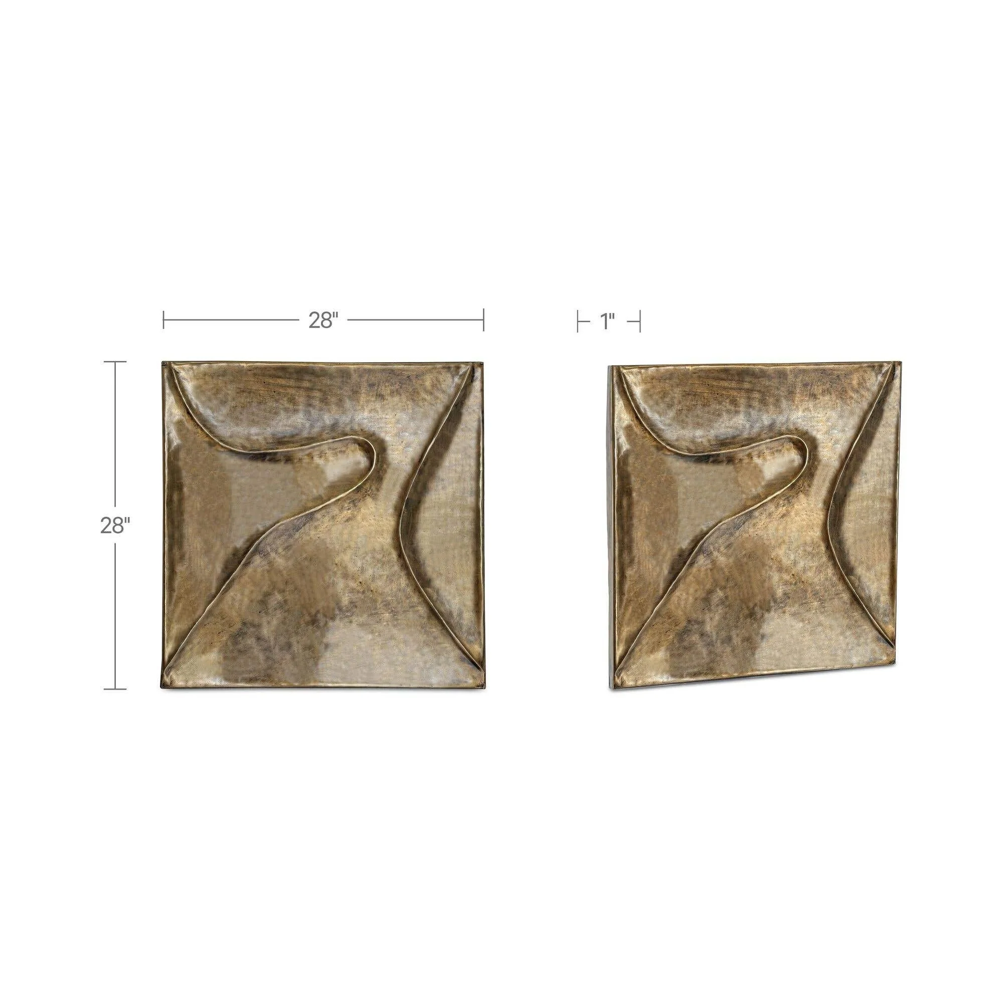 Moe's Home Bode Wall Sculpture Aged Brass - Image 7
