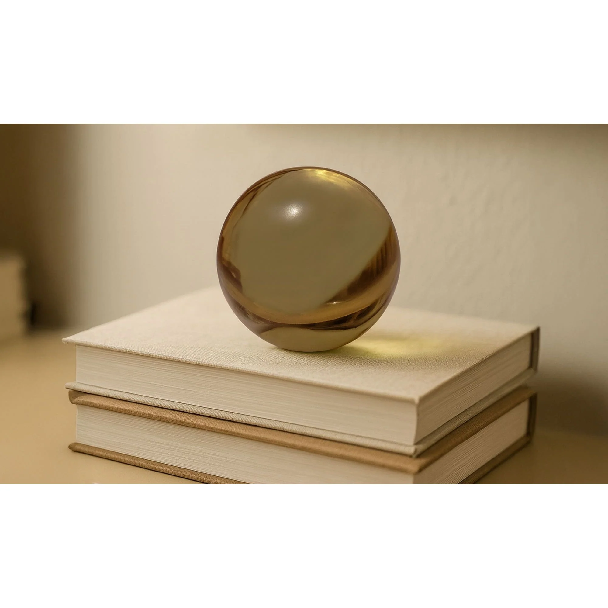 Moe's Home Bonn Cast Glass Decorative Object Light Smoky Brown - Image 2