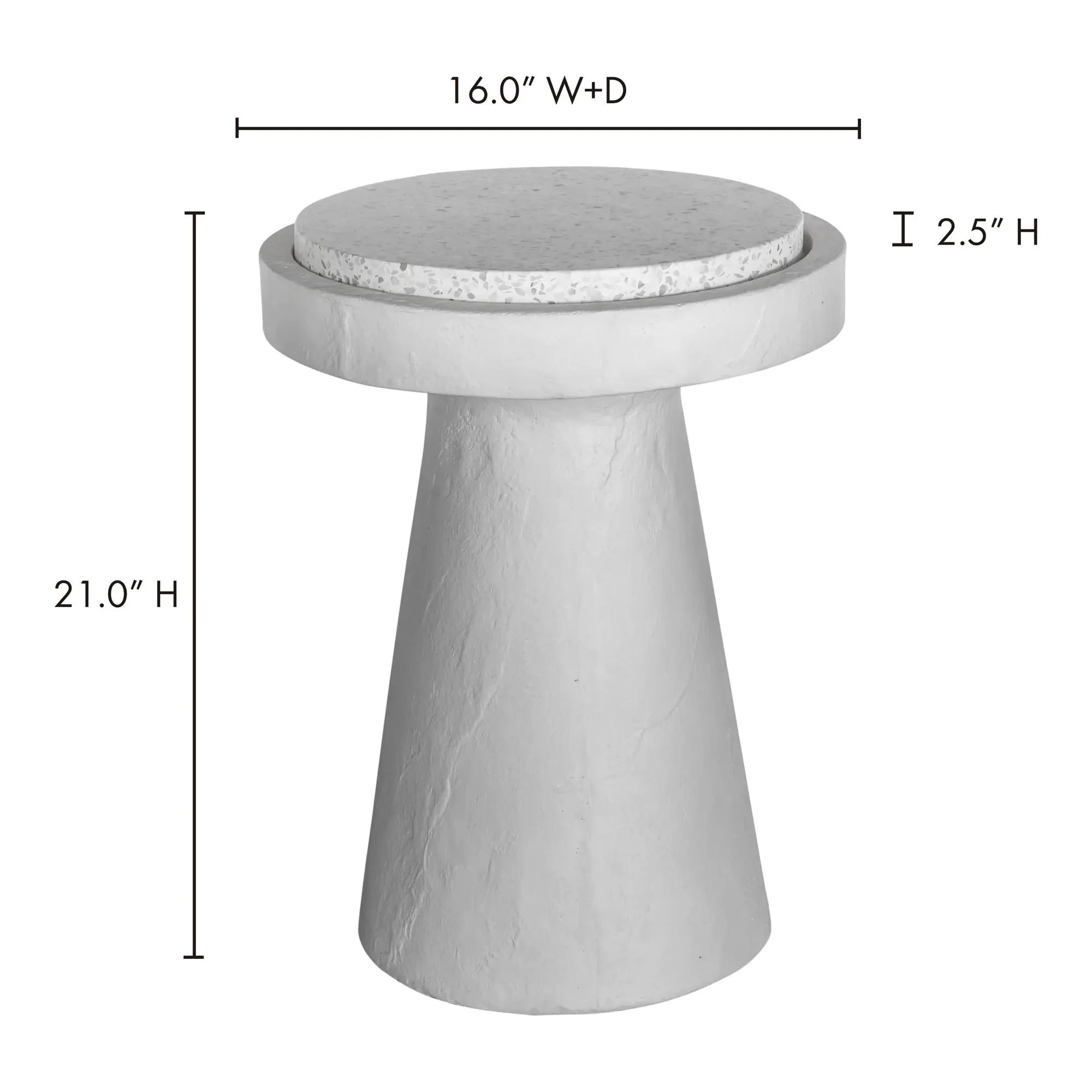 Moe's Home Collection Book White Accent Table - Image 6