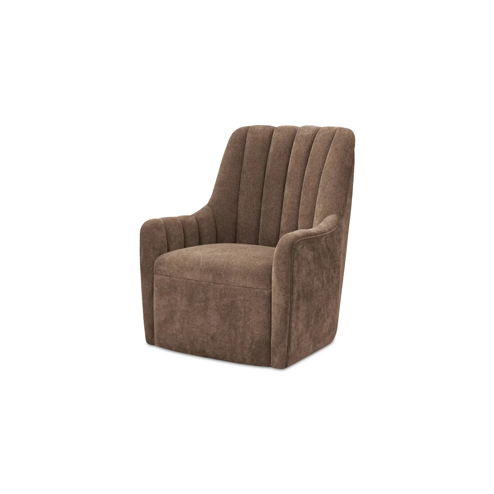 Moe's Home Collection Bowie Cool Brown Swivel Chair - Image 4