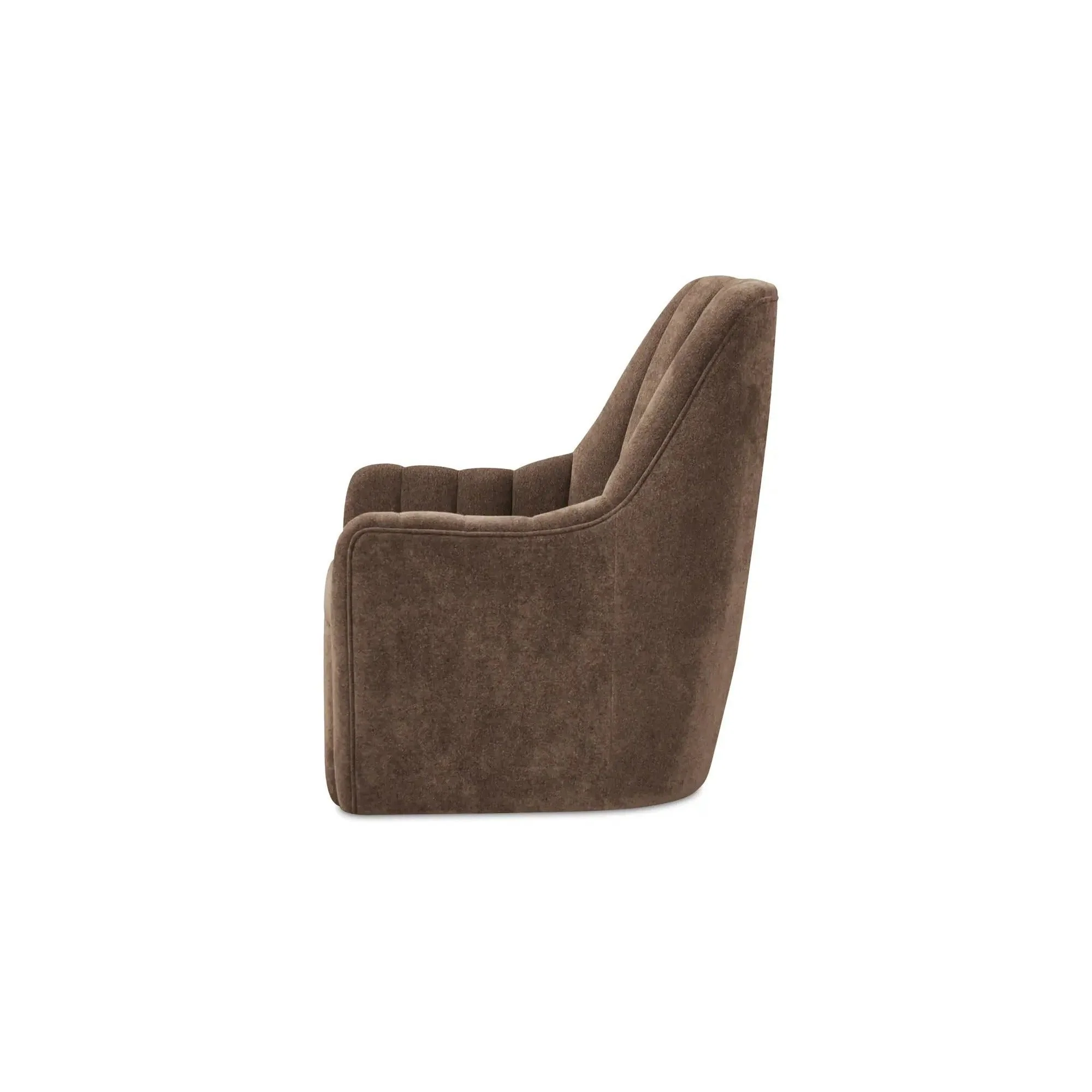 Moe's Home Collection Bowie Cool Brown Swivel Chair - Image 5