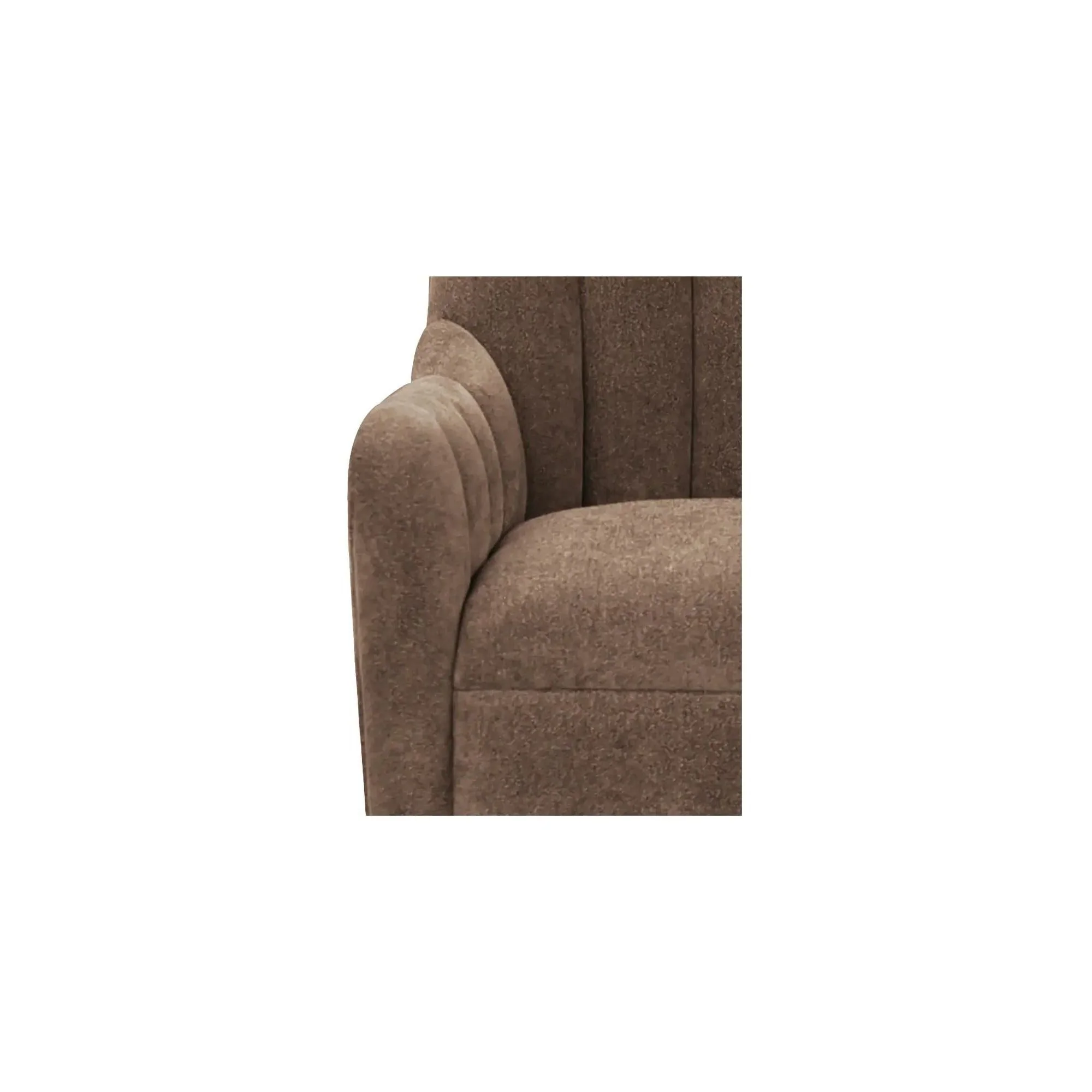 Moe's Home Collection Bowie Cool Brown Swivel Chair - Image 6