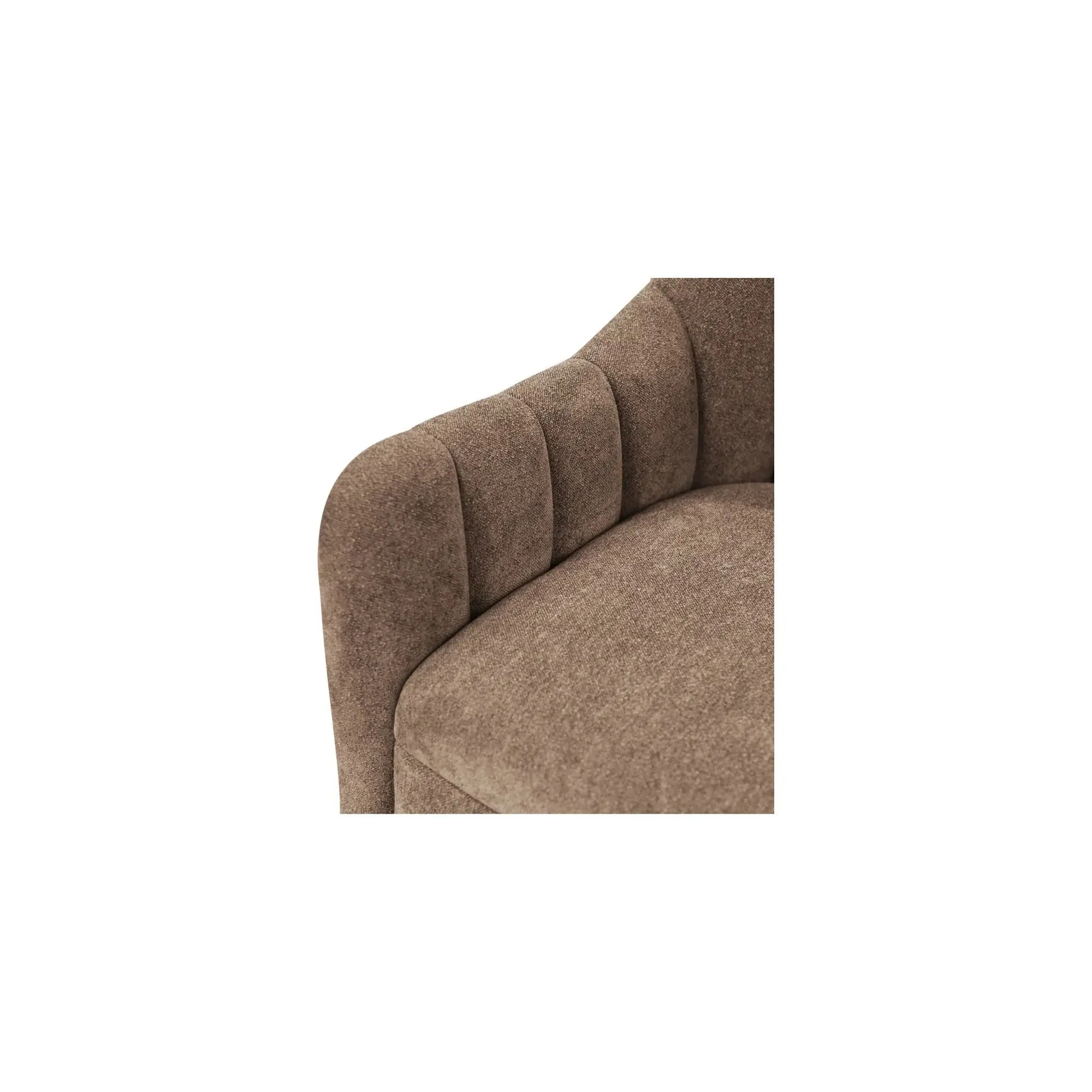 Moe's Home Collection Bowie Cool Brown Swivel Chair - Image 9