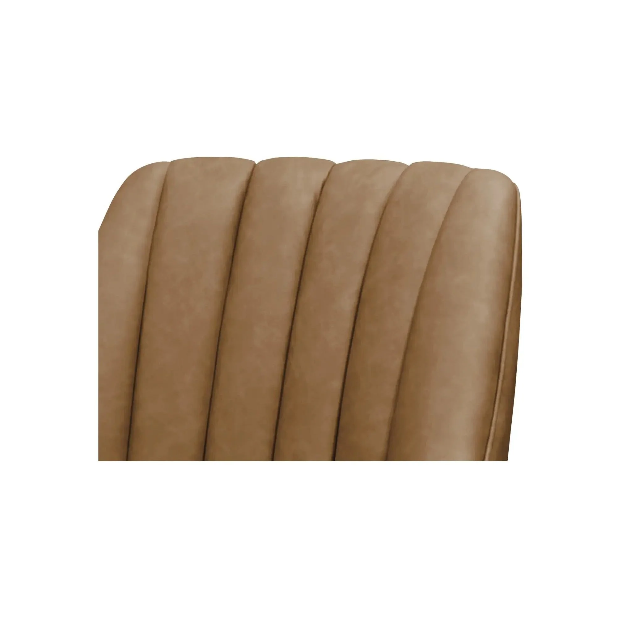 Moe's Home Collection Bowie Tan Leather Swivel Chair - Image 8