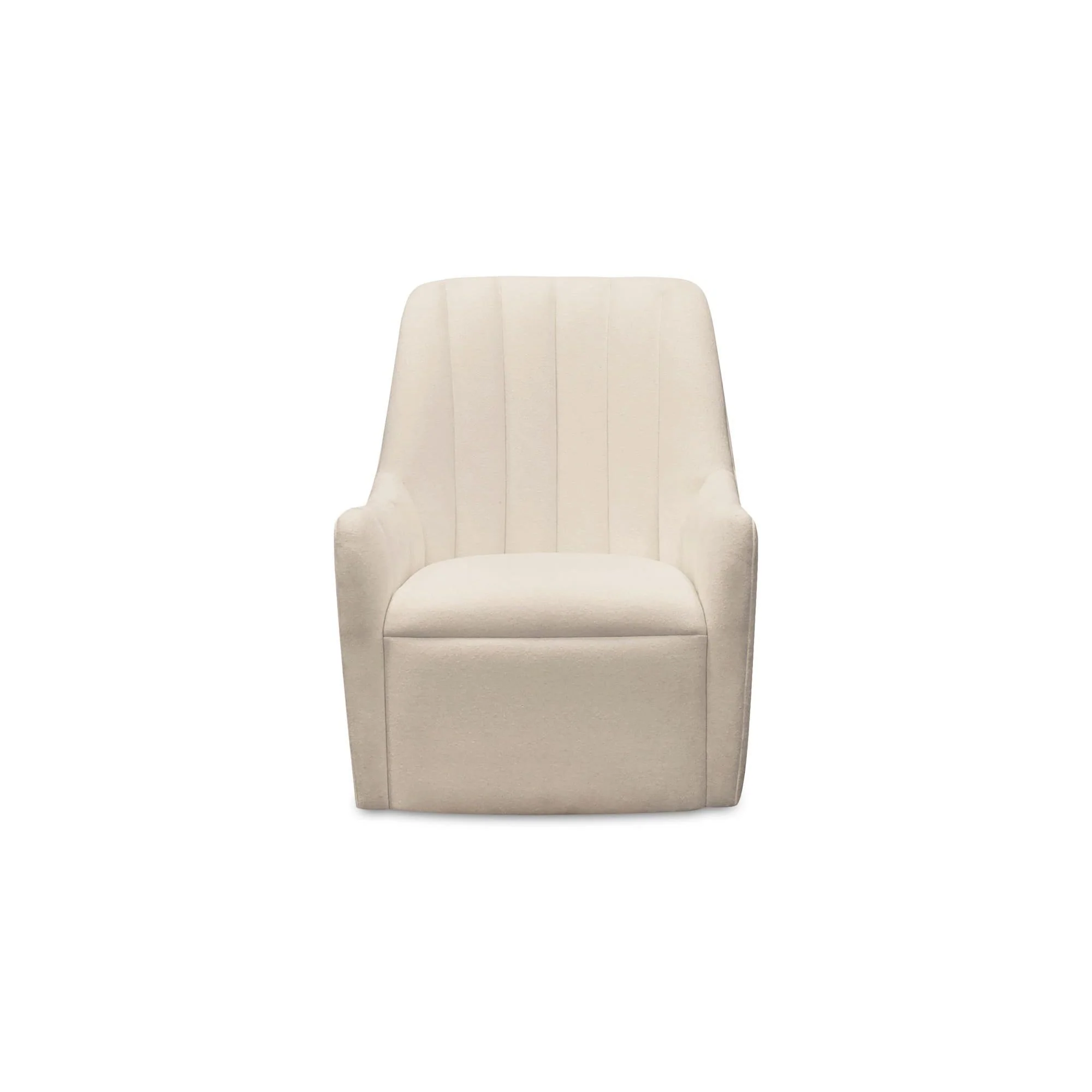 Moe's Home Collection Bowie White Swivel Chair