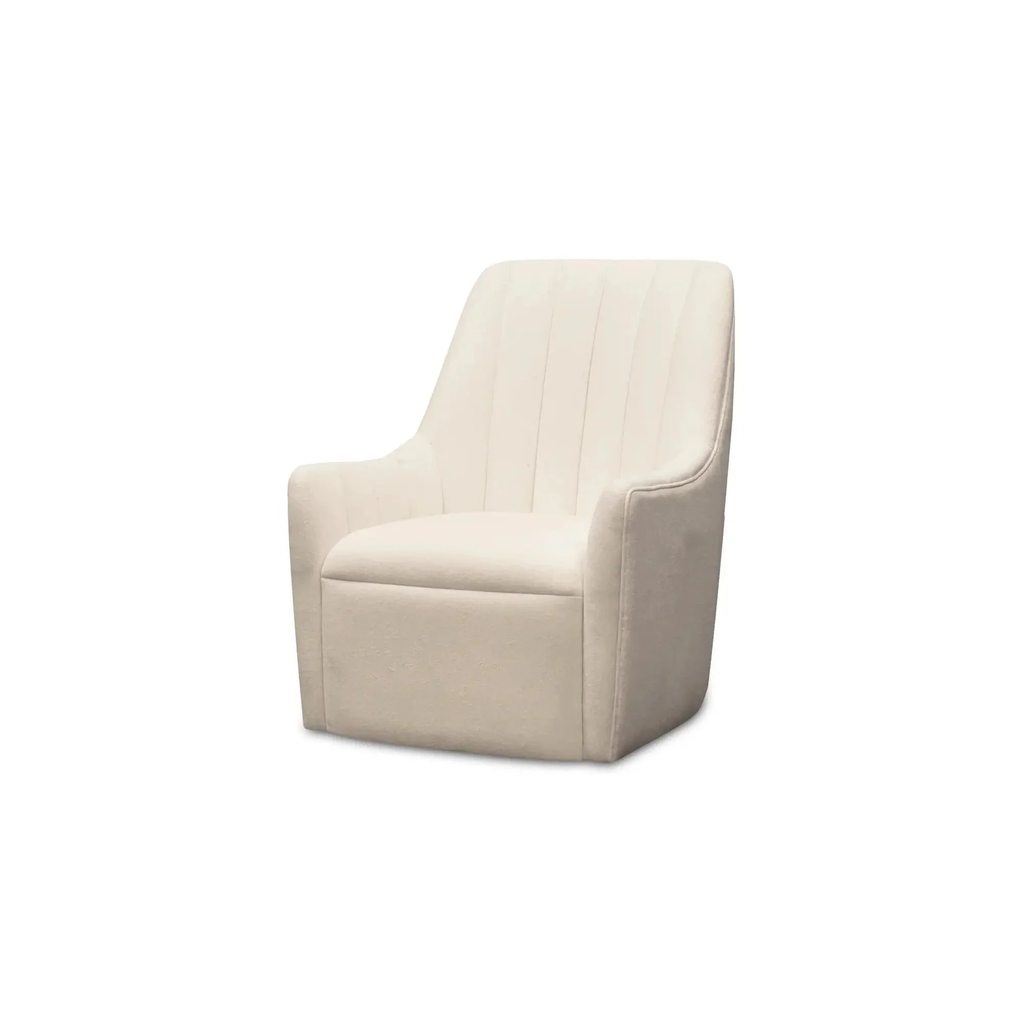 Moe's Home Collection Bowie White Swivel Chair - Image 4