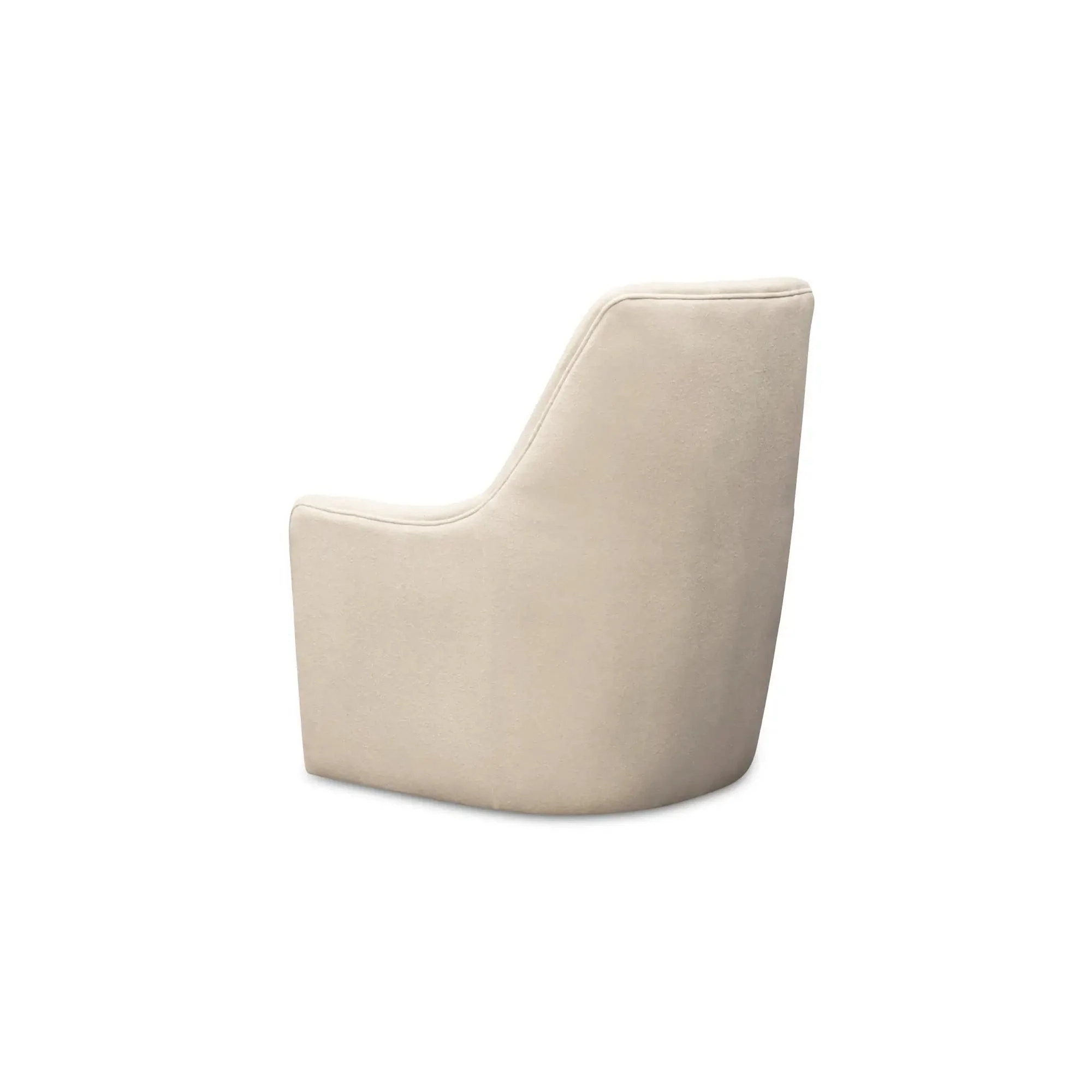 Moe's Home Collection Bowie White Swivel Chair - Image 6