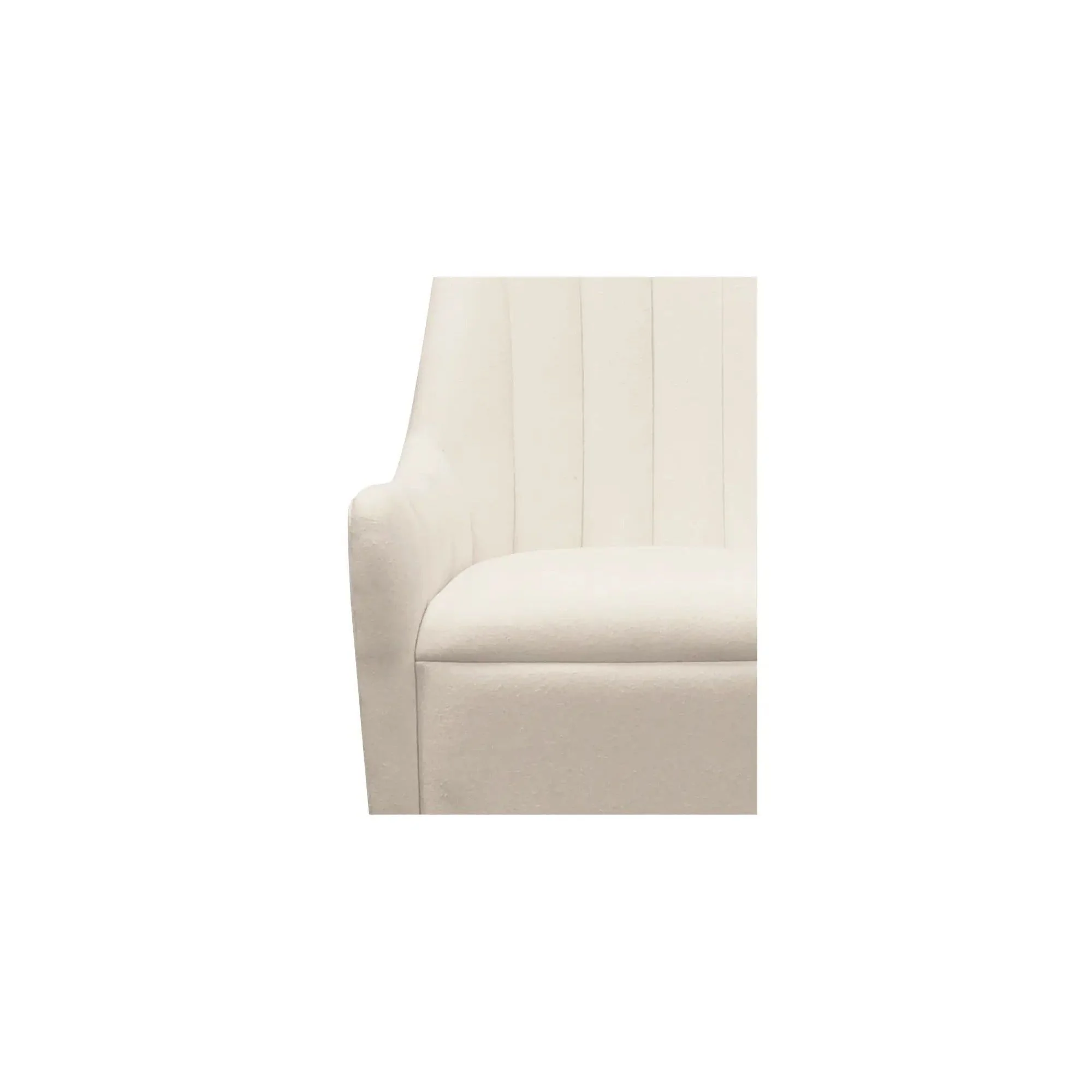 Moe's Home Collection Bowie White Swivel Chair - Image 7