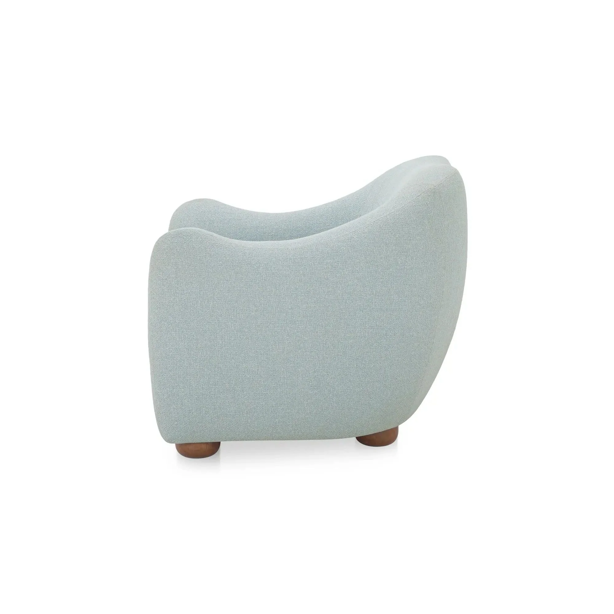 Moe's Home Collection Bria Light Blue Accent Chair - Image 6