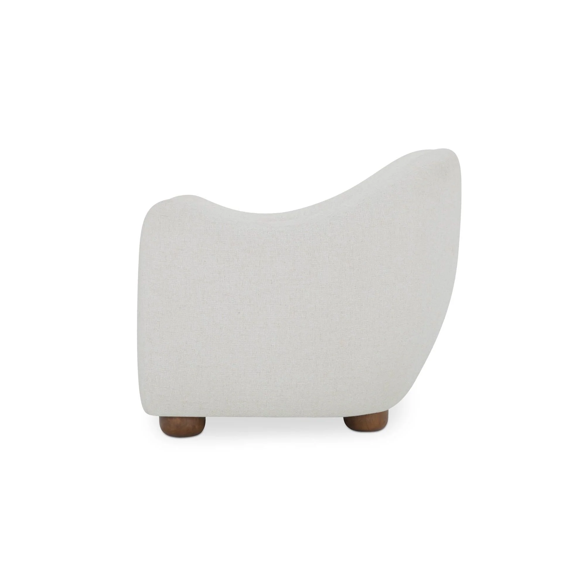 Moe's Home Collection Bria Oatmeal Accent Chair - Image 5